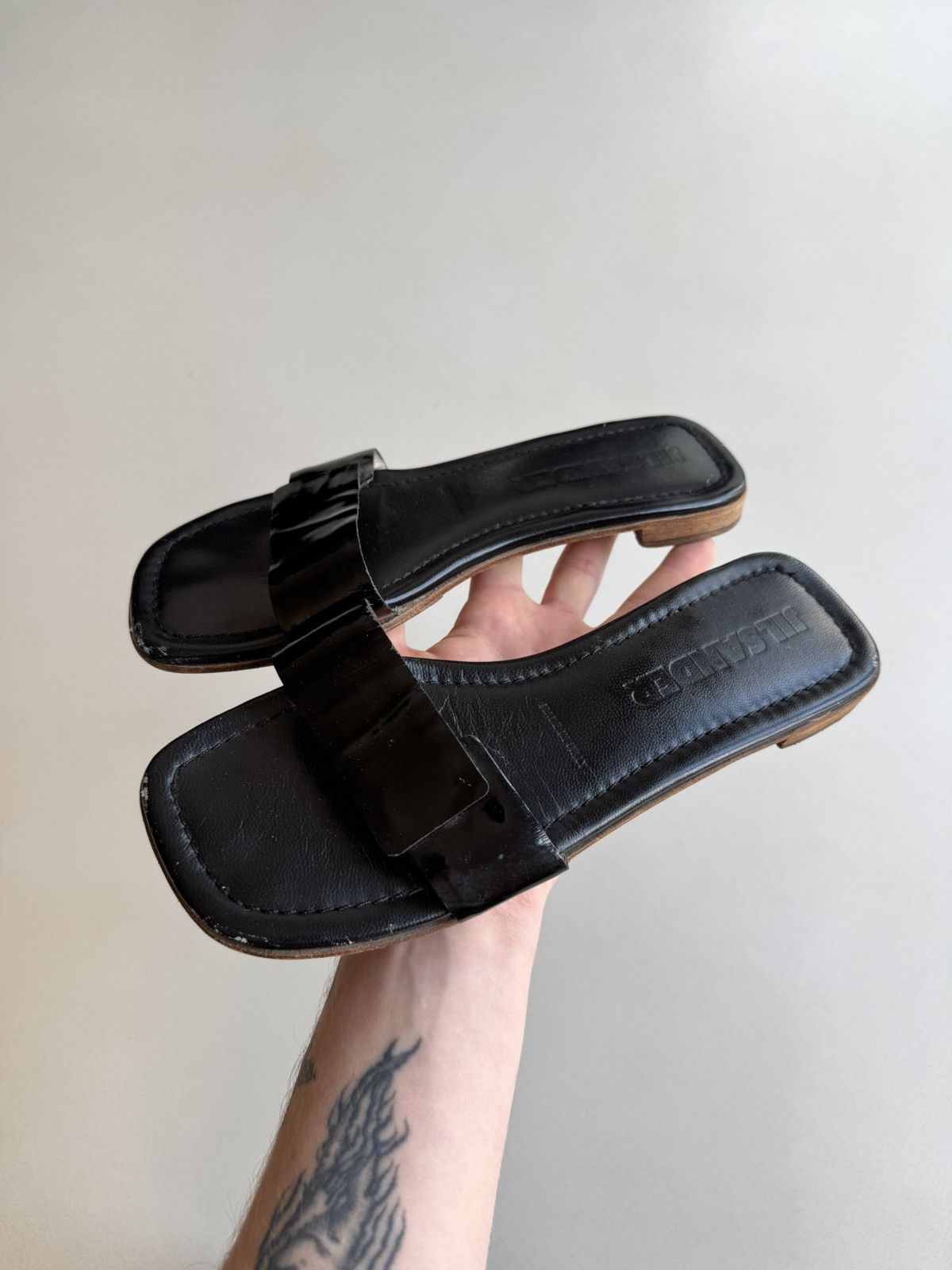 サンダル・ミュール JIL SANDER 'New Tripon 2' sandals Jil Sander New Tripon 2 Sandals | Black | FARFETCH