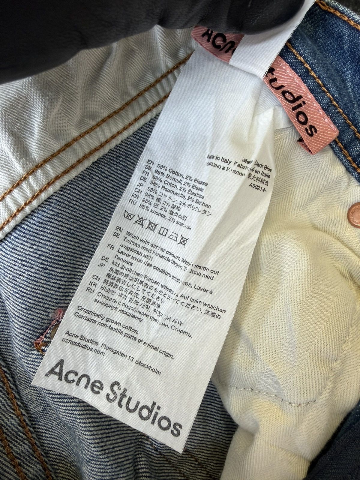 Acne Studios Acne Studios Vintage Wash Slim Fit Jeans Size 25" / US 0 / IT 36 - 8 Thumbnail