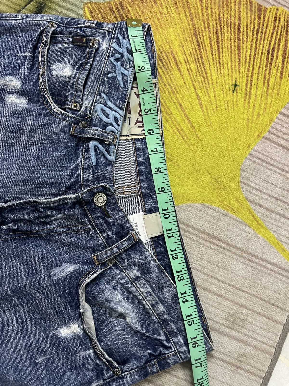 Abercrombie & Fitch 💥Flare💥Abercrombie & Fitch Distressed Faded Jean Size US 33 - 3 Thumbnail