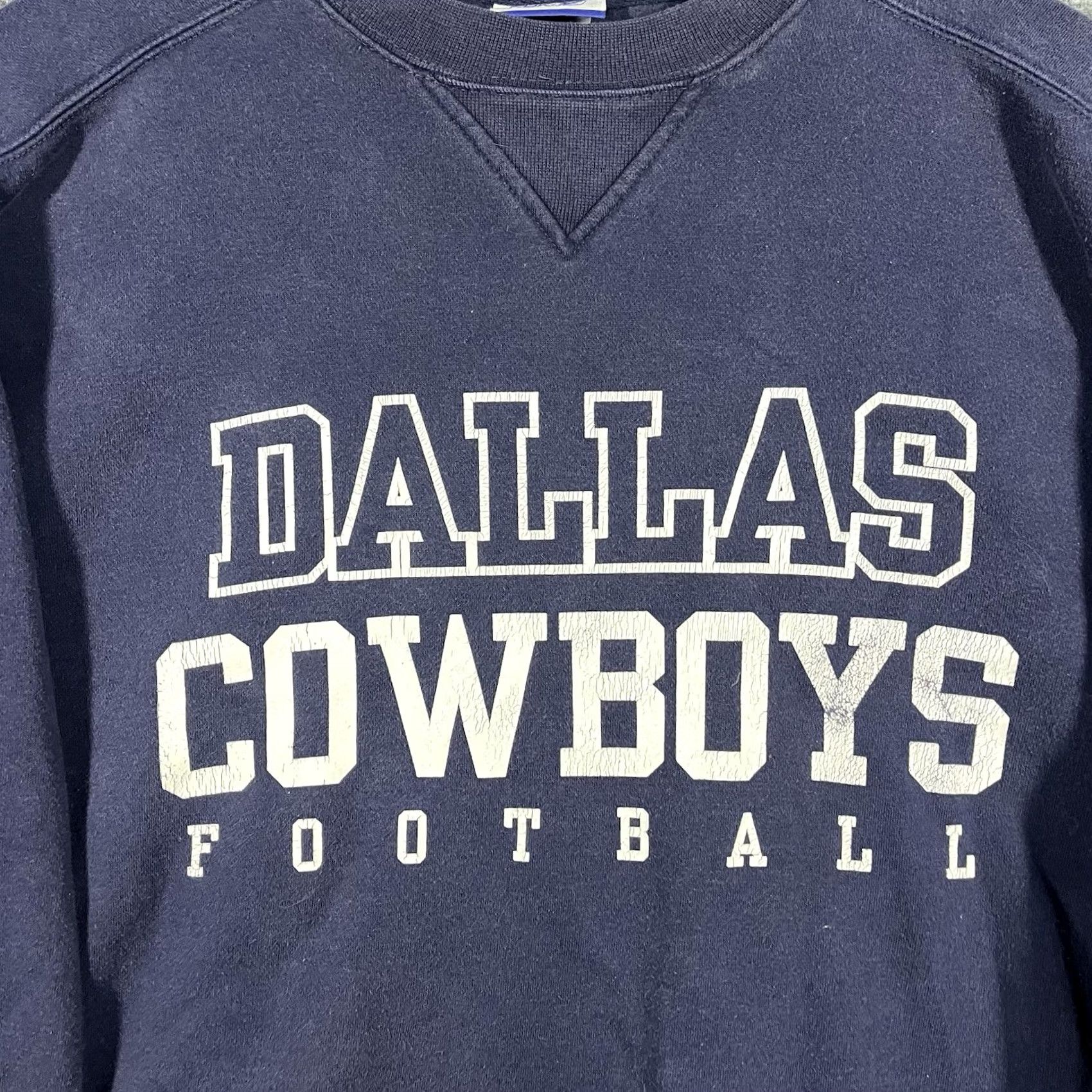 Reebok VINTAGE Dallas Cowboys Football Reebok NFL Blue Mens Crewneck Sweatshirt L Size US L / EU 52-54 / 3 - 2 Thumbnail