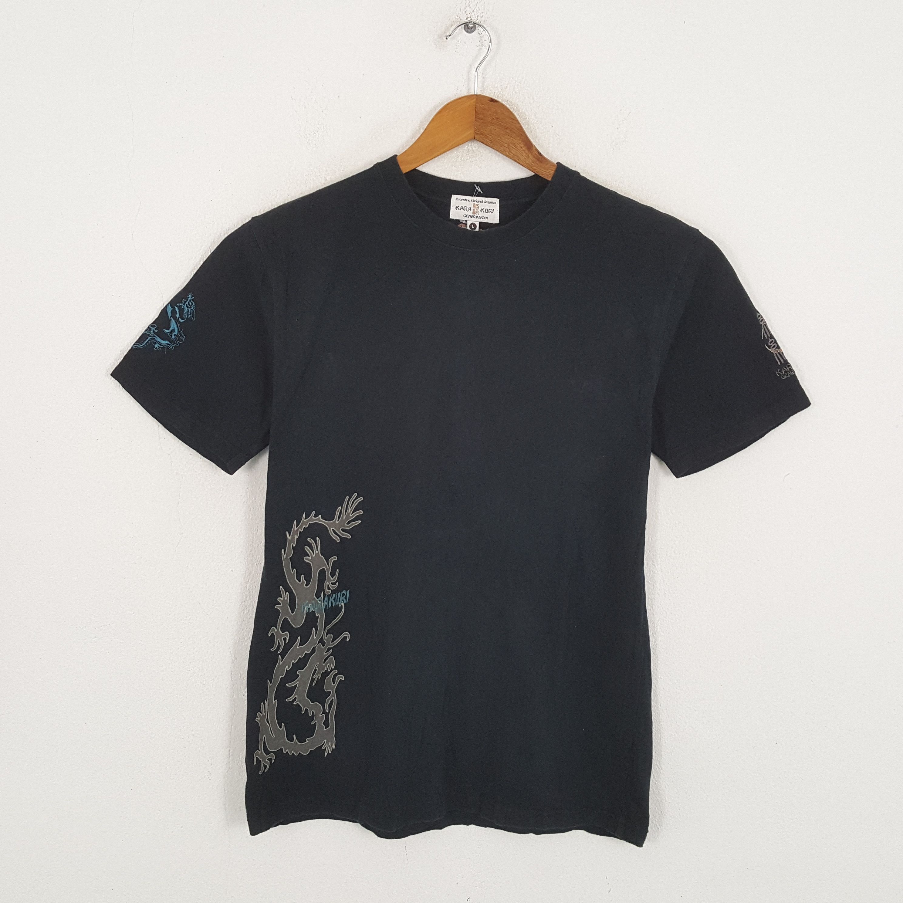 Japanese Brand × Vintage Vintage KARAKURI Japanese Fashion Brand T-Shirt Size US M / EU 48-50 / 2 - 3 Thumbnail
