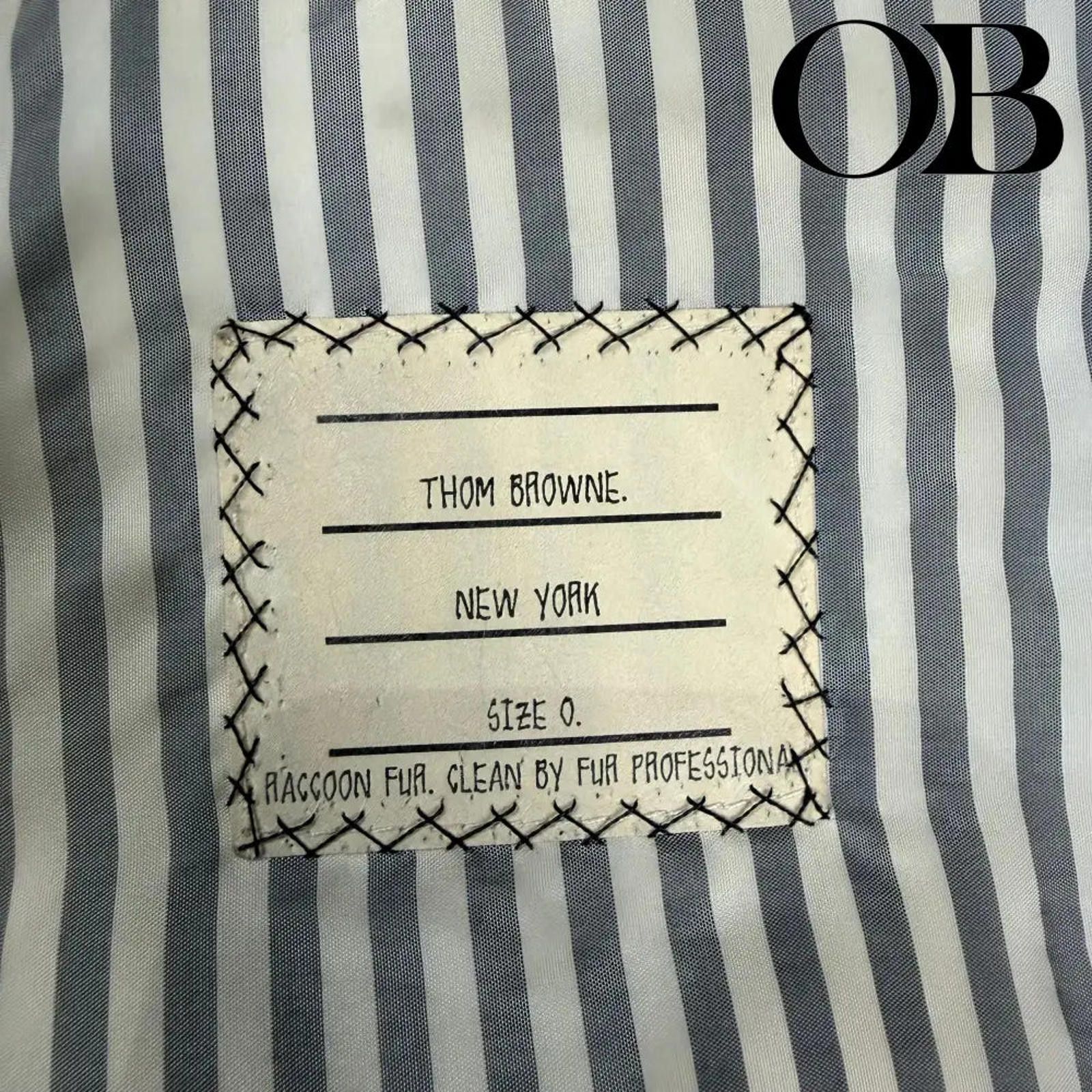 Thom Browne Thom Browne Raccoon Fur Vest Size US S / EU 44-46 / 1 - 11 Thumbnail