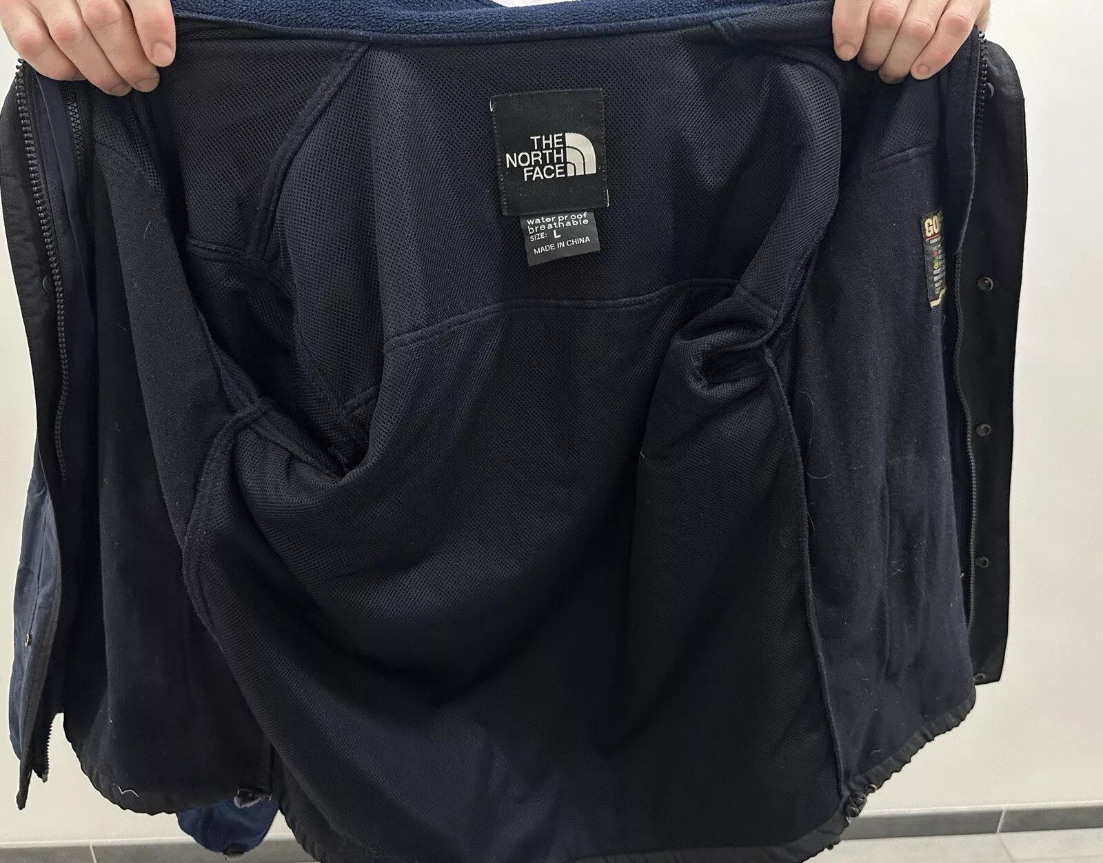 The North Face × Vintage Vintage The North Face Jacket 2 in 1 Gore Tex Hiking Mens Size US L / EU 52-54 / 3 - 6 Thumbnail