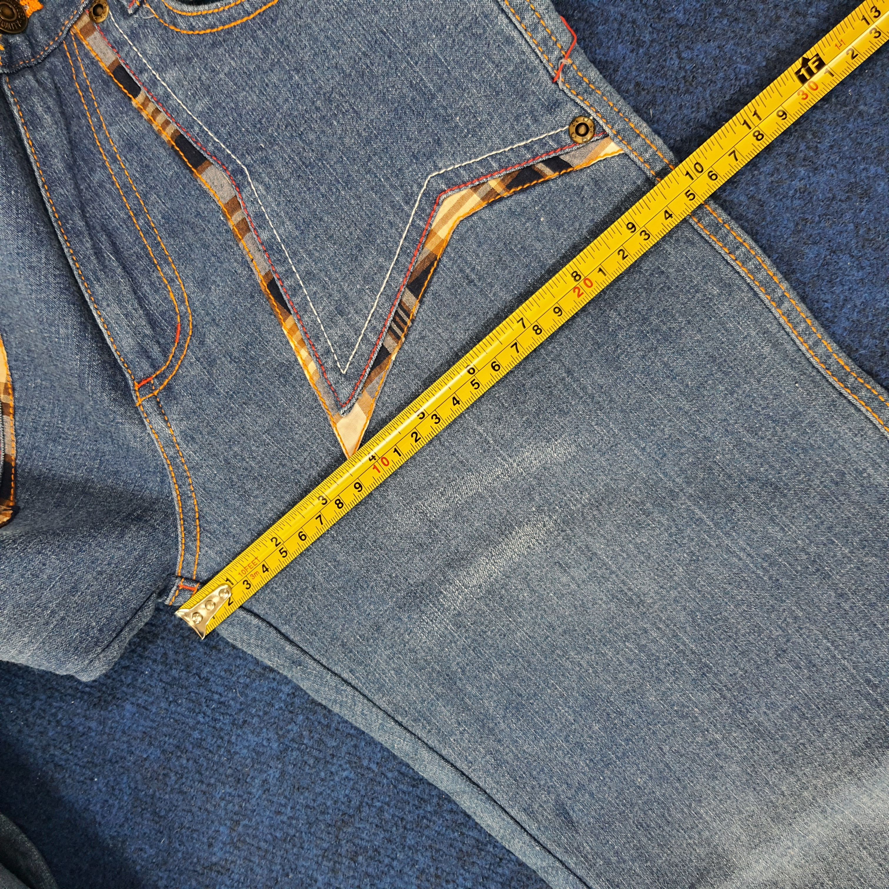 Vintage Vintage XYZ Skull Custom Logo Jeans Size US 26 / EU 42 - 11 Thumbnail