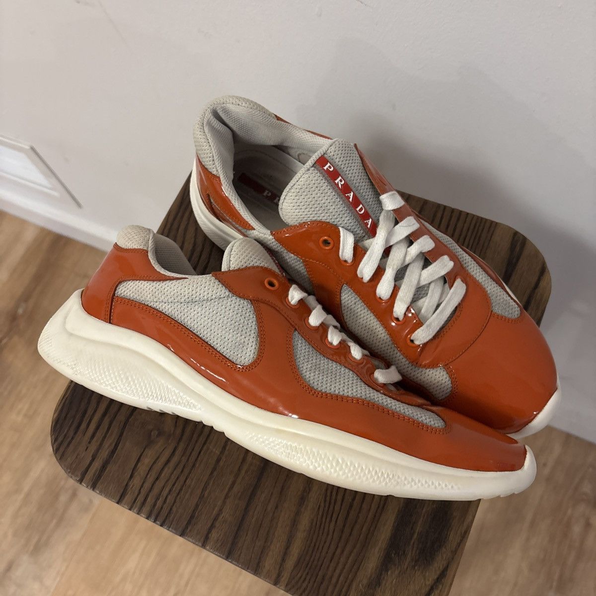 Prada Prada Cup Orange Size 10.5 / 11.5 US Size US 11.5 / EU 44-45 - 1 Thumbnail