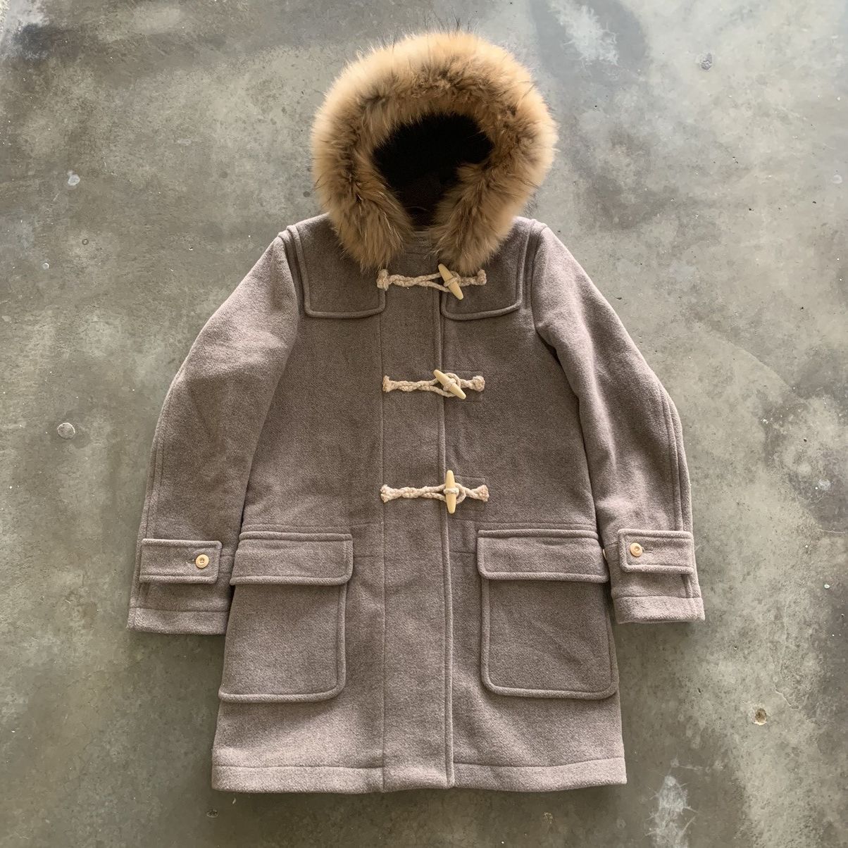 GOA Archives Goa Authentic Duffle Raccoon Fur Coat Size US S / EU 44-46 / 1 - 1 Thumbnail