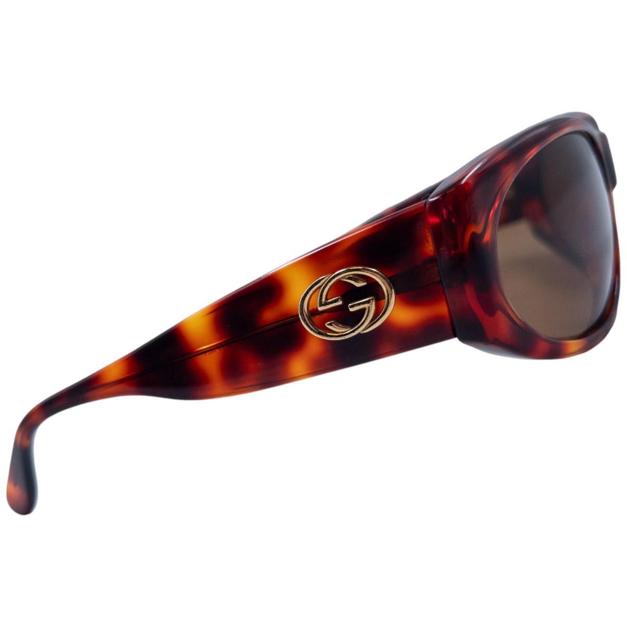 Gucci Vintage Gucci Tortoise Shell Sunglasses Size ONE SIZE - 3 Thumbnail