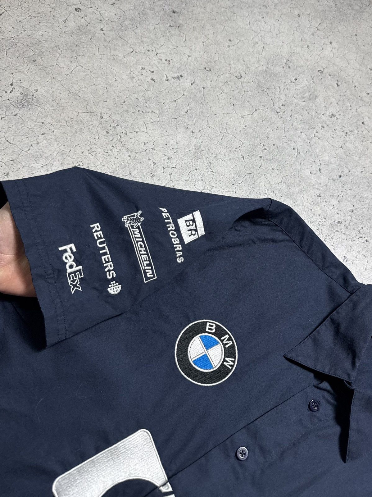 BMW BMW Racing Button Up Shirt Big Logo Williams F1 Team Size US L / EU 52-54 / 3 - 6 Thumbnail