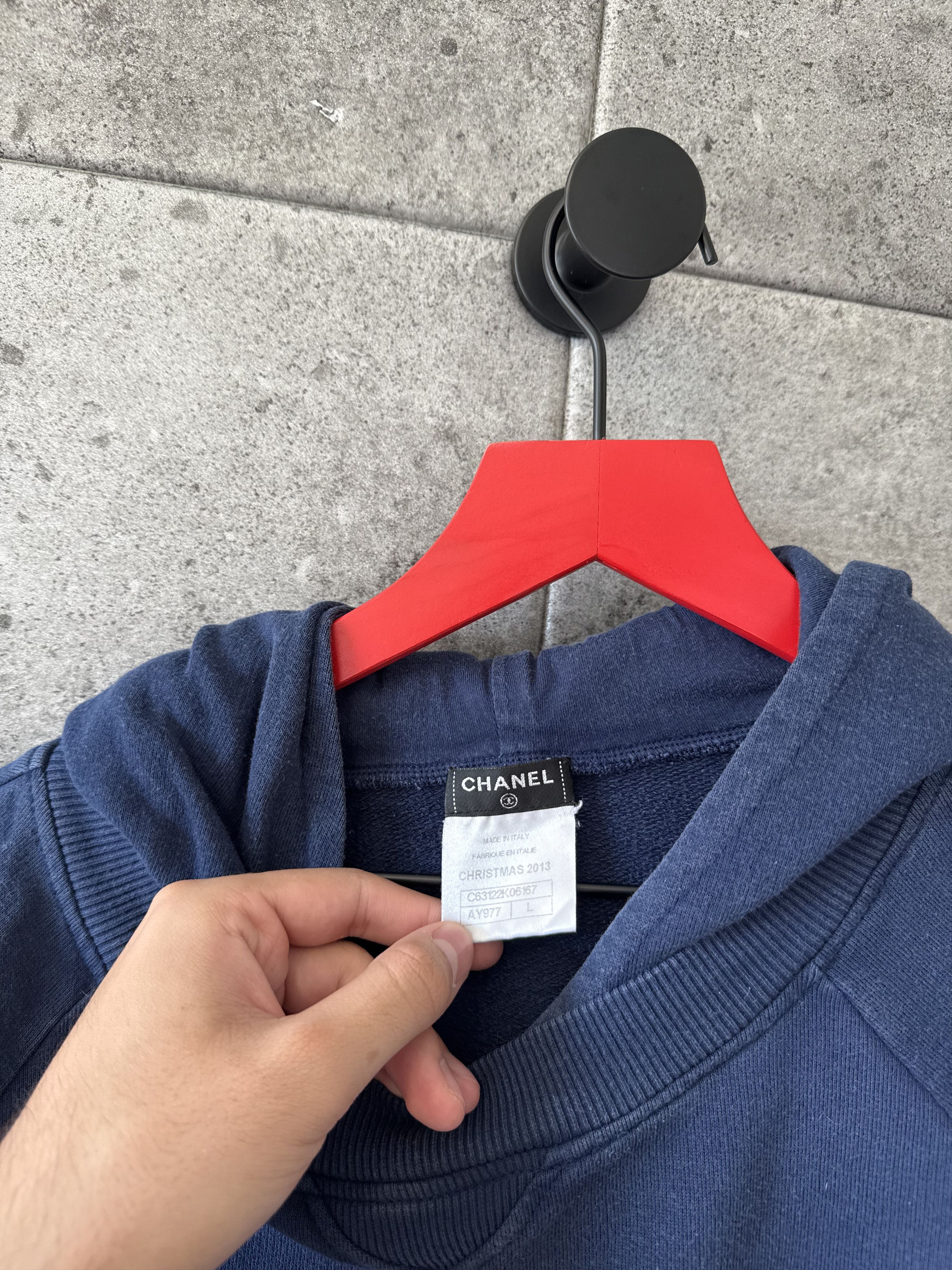 Chanel Chanel fw 13 paint double c hoodie Size US M / EU 48-50 / 2 - 5 Thumbnail