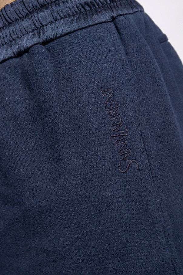 Saint Laurent Paris os11x1224 Sweatpant & Joggers in Navy Size US 30 / EU 46 - 6 Thumbnail