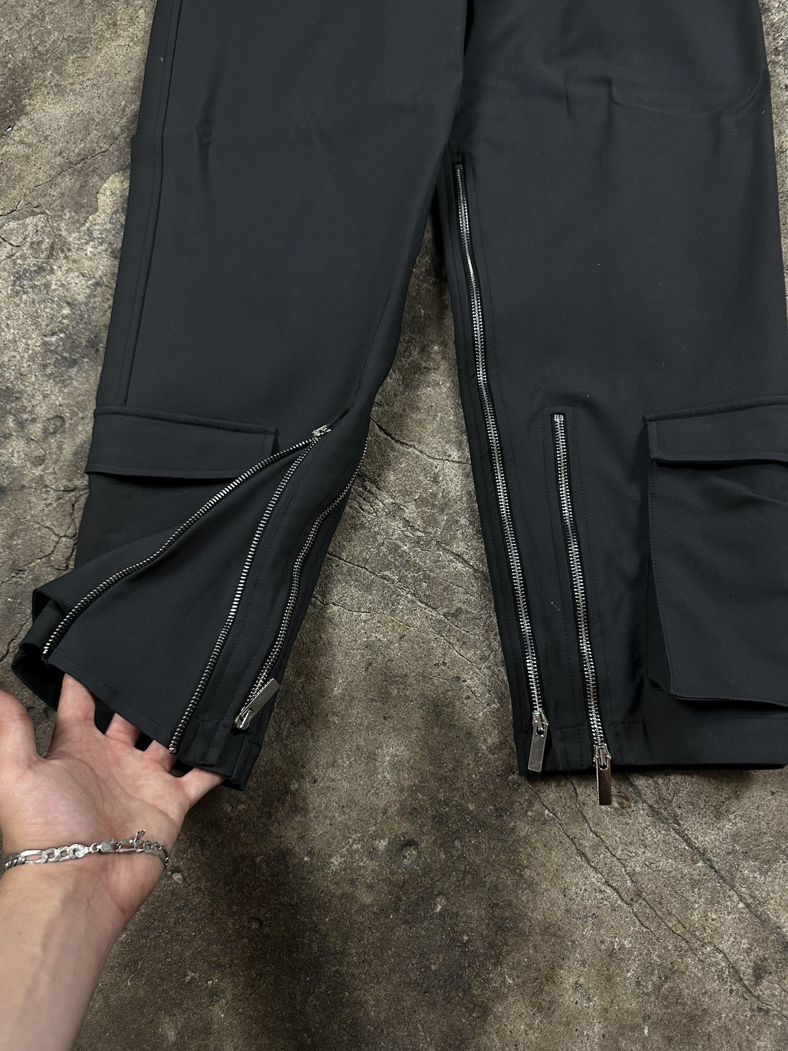 Other Meimeij Luxury Avant Garde Cargo Multipocket Zip Pants Size 27" / US 4 / IT 40 - 2 Thumbnail