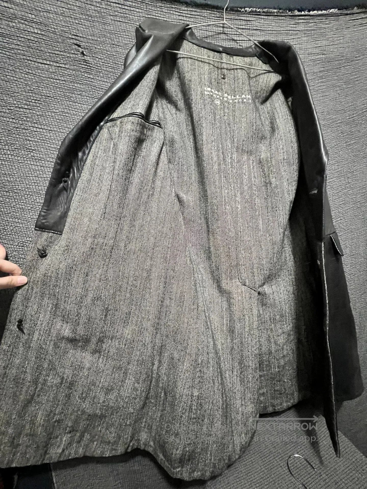 Isaac Sellam Experience dark leather overcoat by isaac sellam experience. Size US M / EU 48-50 / 2 - 5 Thumbnail