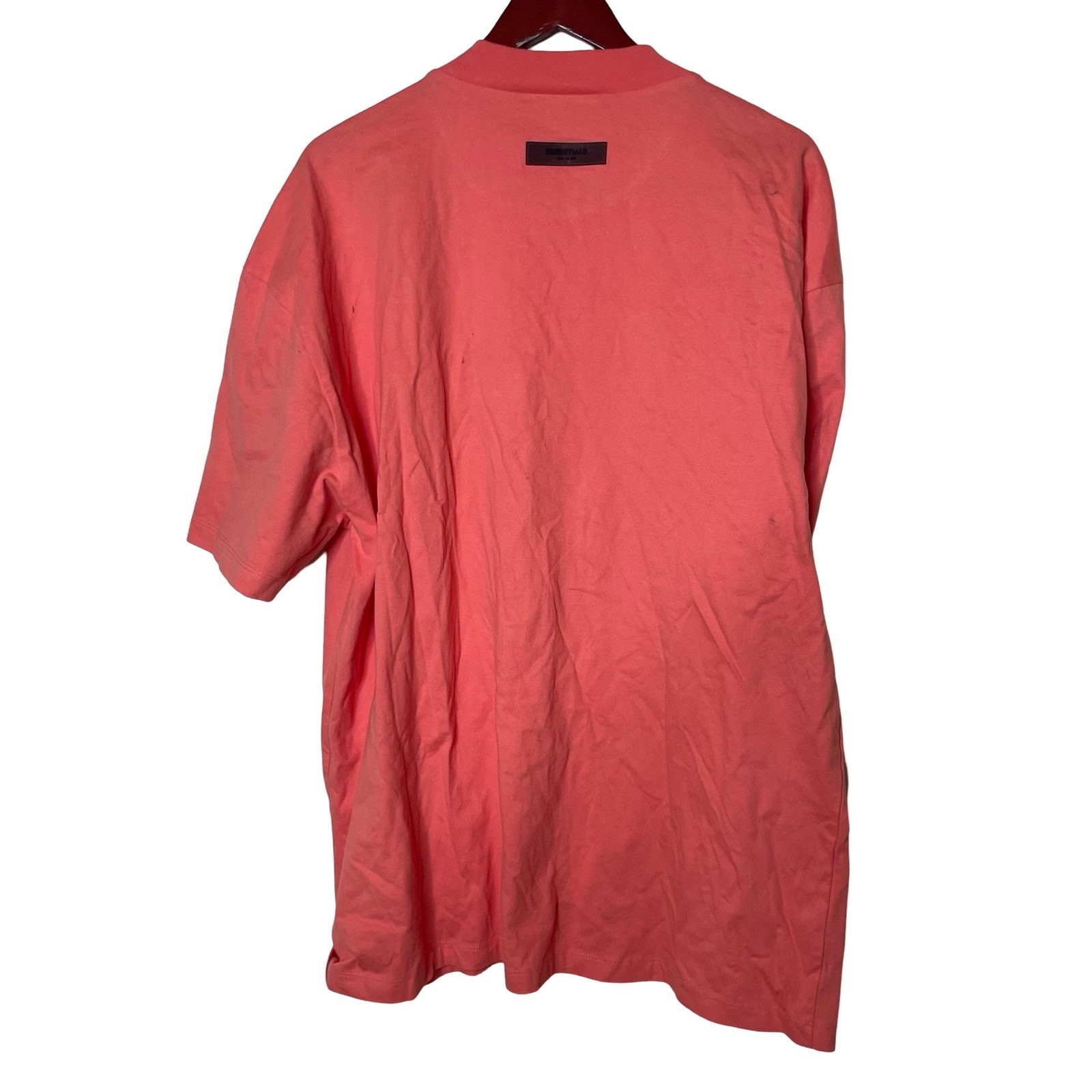 Fear of God Essentials Fear Of God Mens T-Shirt Coral Pink sz XL Size US XL / EU 56 / 4 - 4 Thumbnail