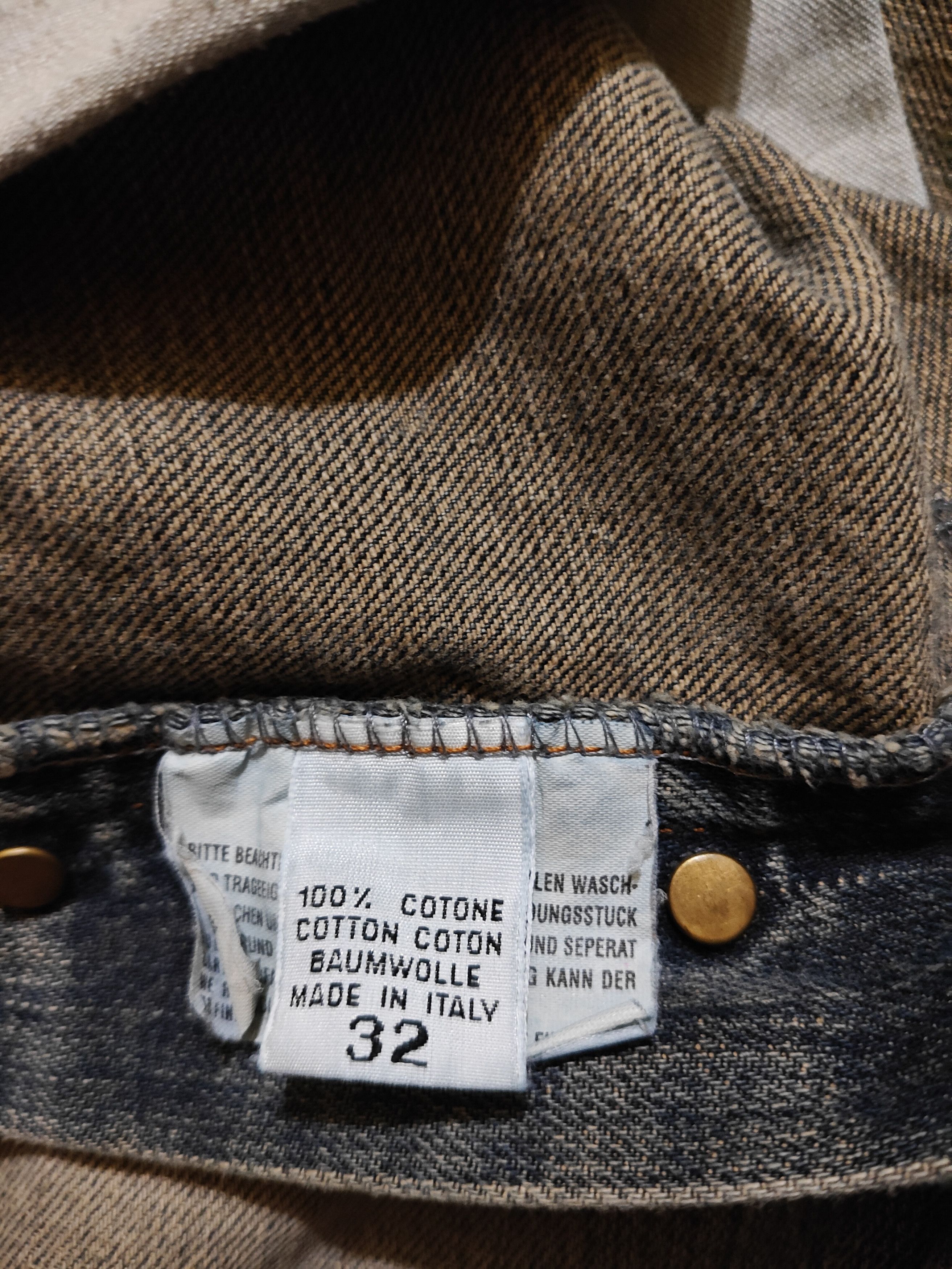 Other Gabba Archive Dirty Wash Distressed DenimPatchwork Jeans Size US 32 / EU 48 - 4 Thumbnail