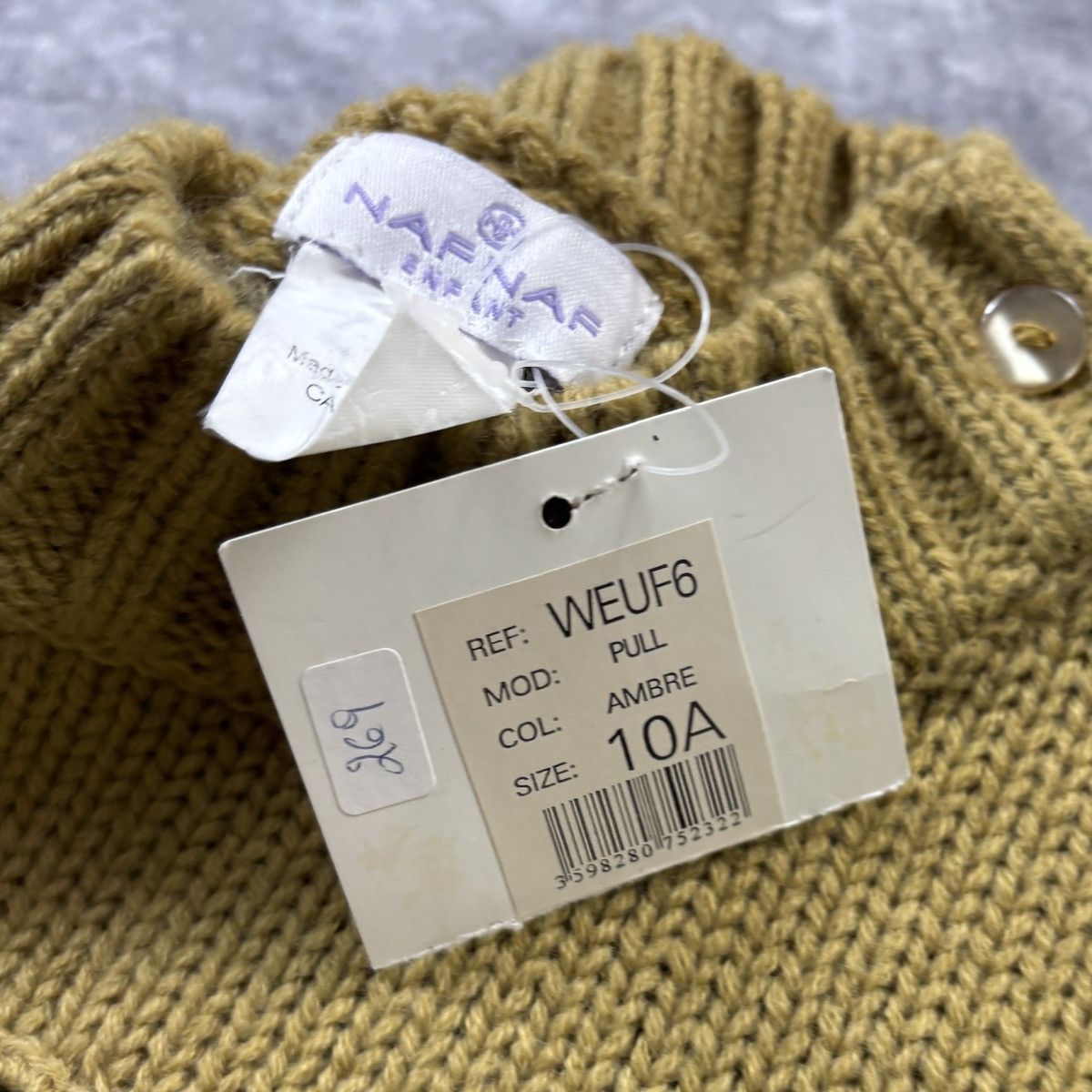 Vintage 1990s Vintage Naf Naf Sweater Small Made in France Junior Size XXS / US 00 / IT 34 - 6 Thumbnail