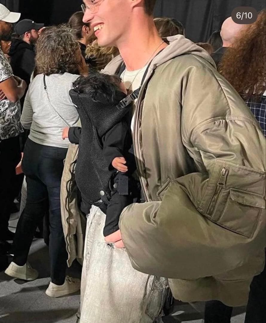 Balenciaga balenciaga all in paris bomber khaki Size US XS / EU 42 / 0 - 12 Thumbnail