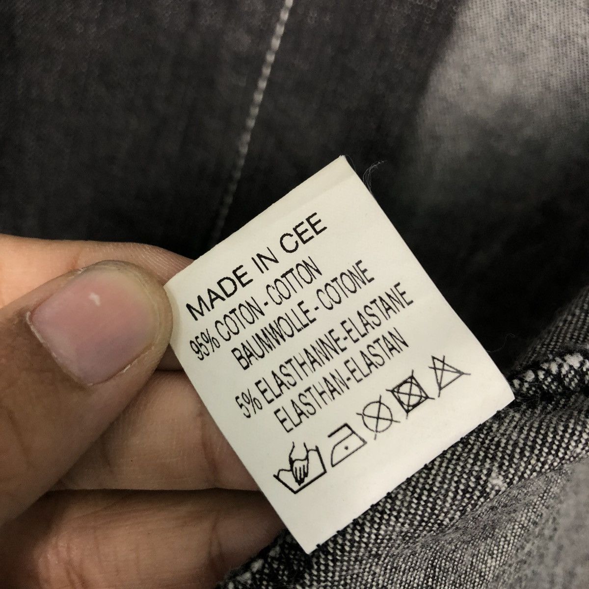 Japanese Brand 🔥VINTAGE CROPPED DENIM BIKER JACKET CARLOPIK ISSEY MIYAKE Size M / US 6-8 / IT 42-44 - 21 Thumbnail