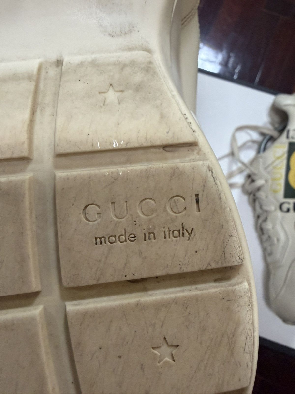 Gucci Gucci Rhyton Leather Sneakers Size US 9 / EU 42 - 7 Thumbnail