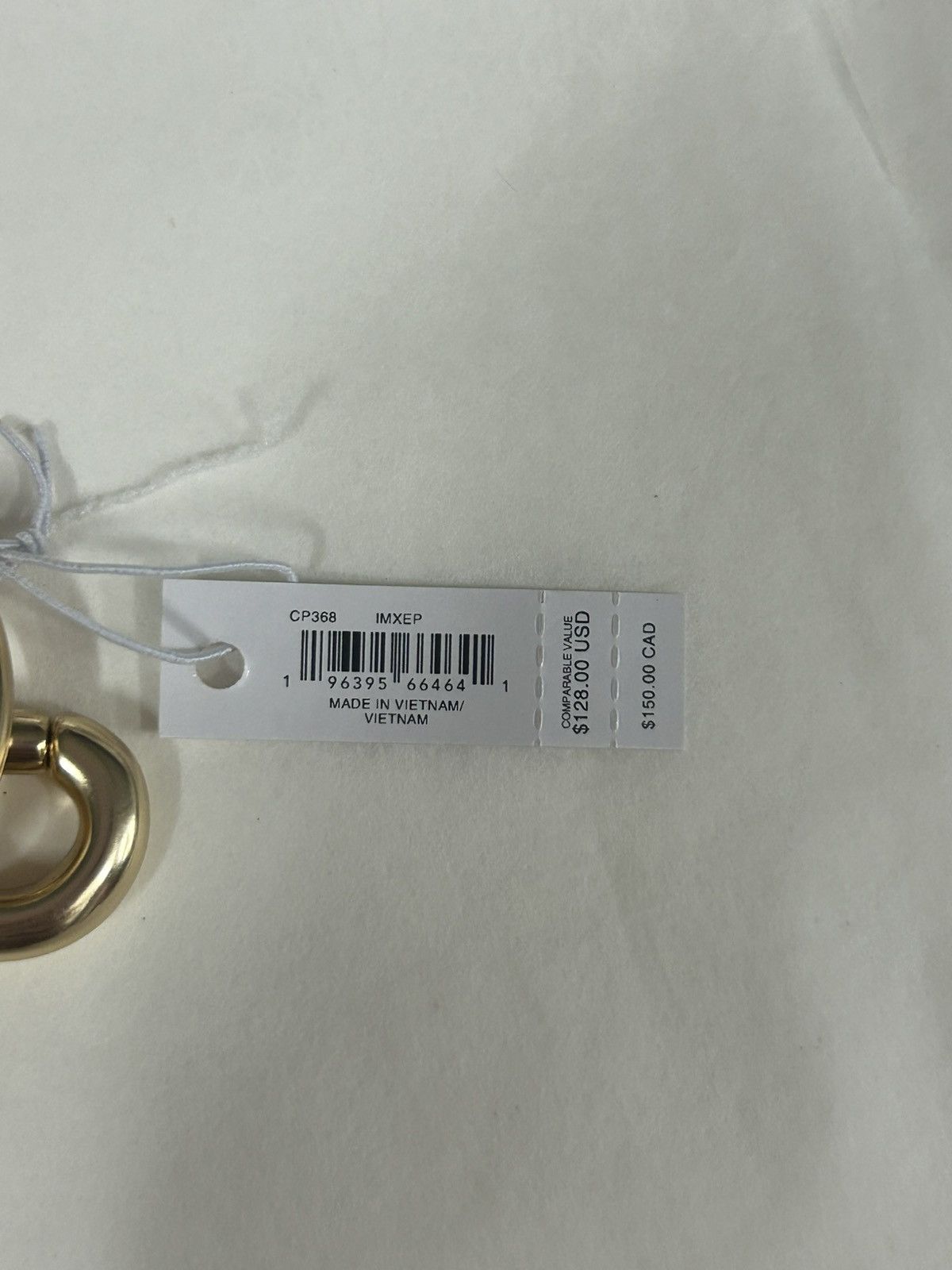 Coach Coach CP368 Heart Bag Charm IN Gold/Dark Ruby Size ONE SIZE - 7 Thumbnail