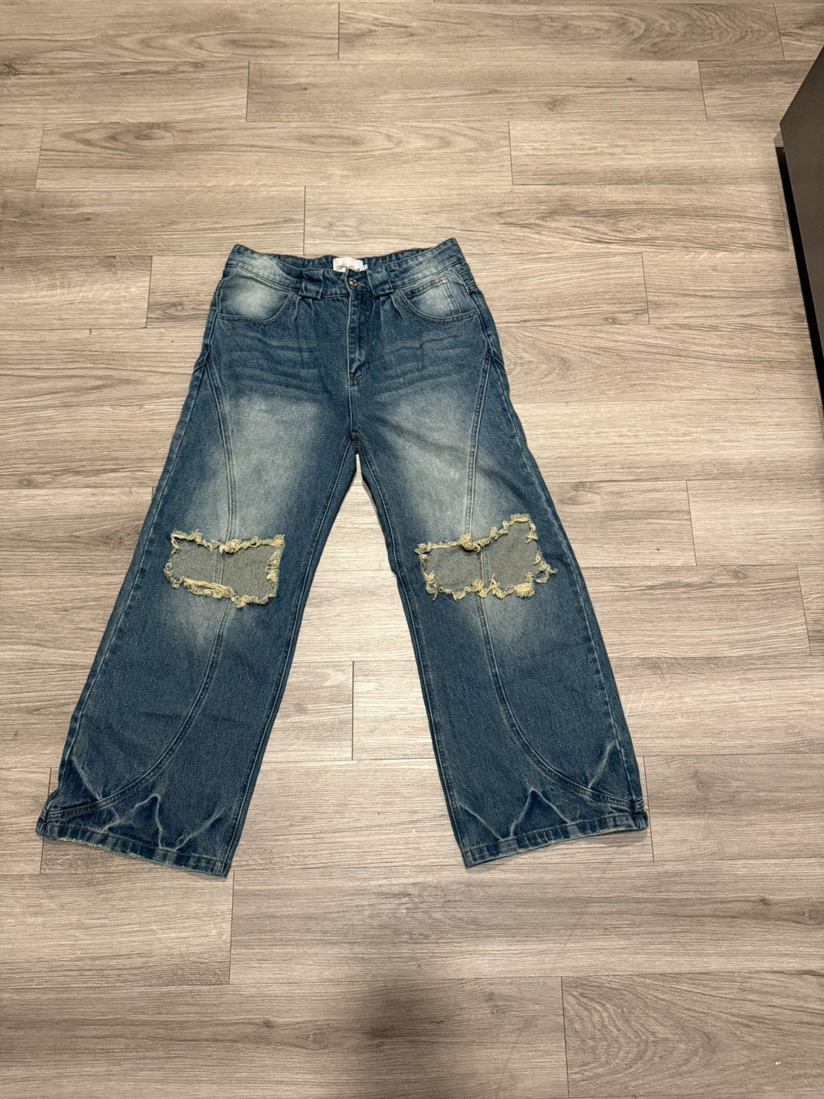Other Neaux Doubt acid wash ripped denim Size US 34 / EU 50 - 2 Thumbnail