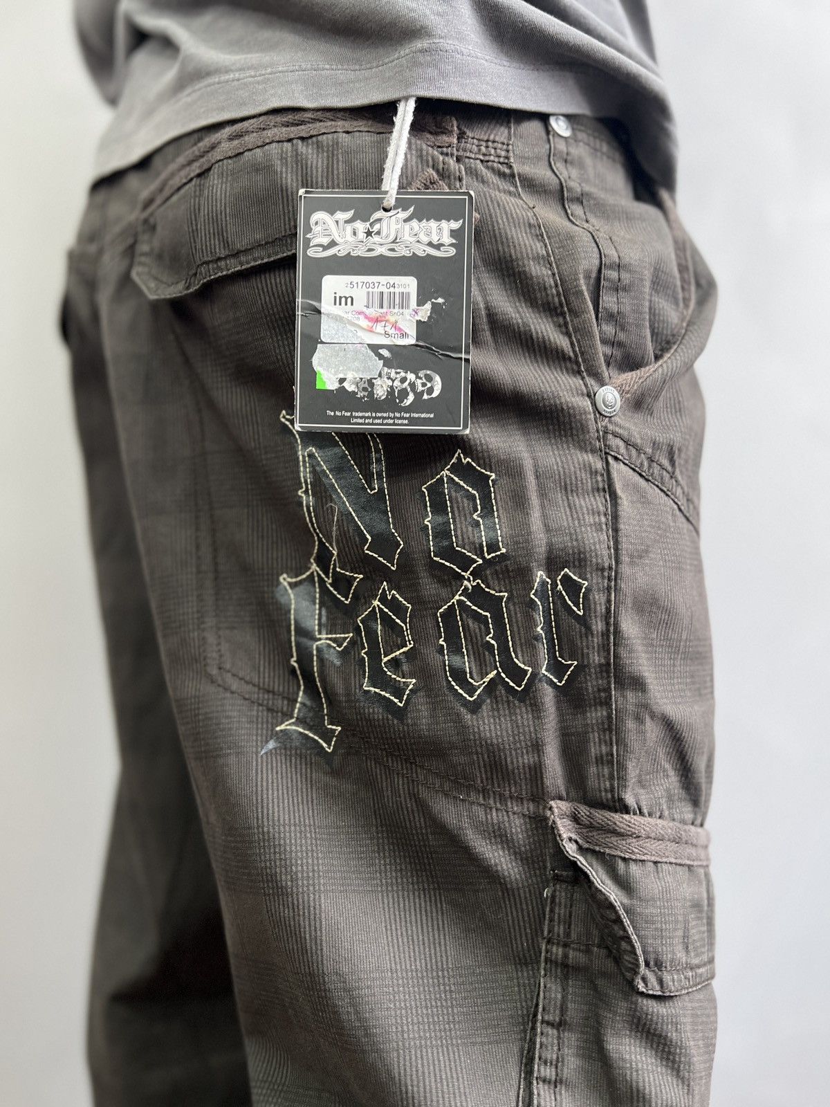 Diesel × No Fear VINTAGE Y2K DIESEL STYLE CARGO NO FEAR rap pants skater Size US 31 - 17 Thumbnail