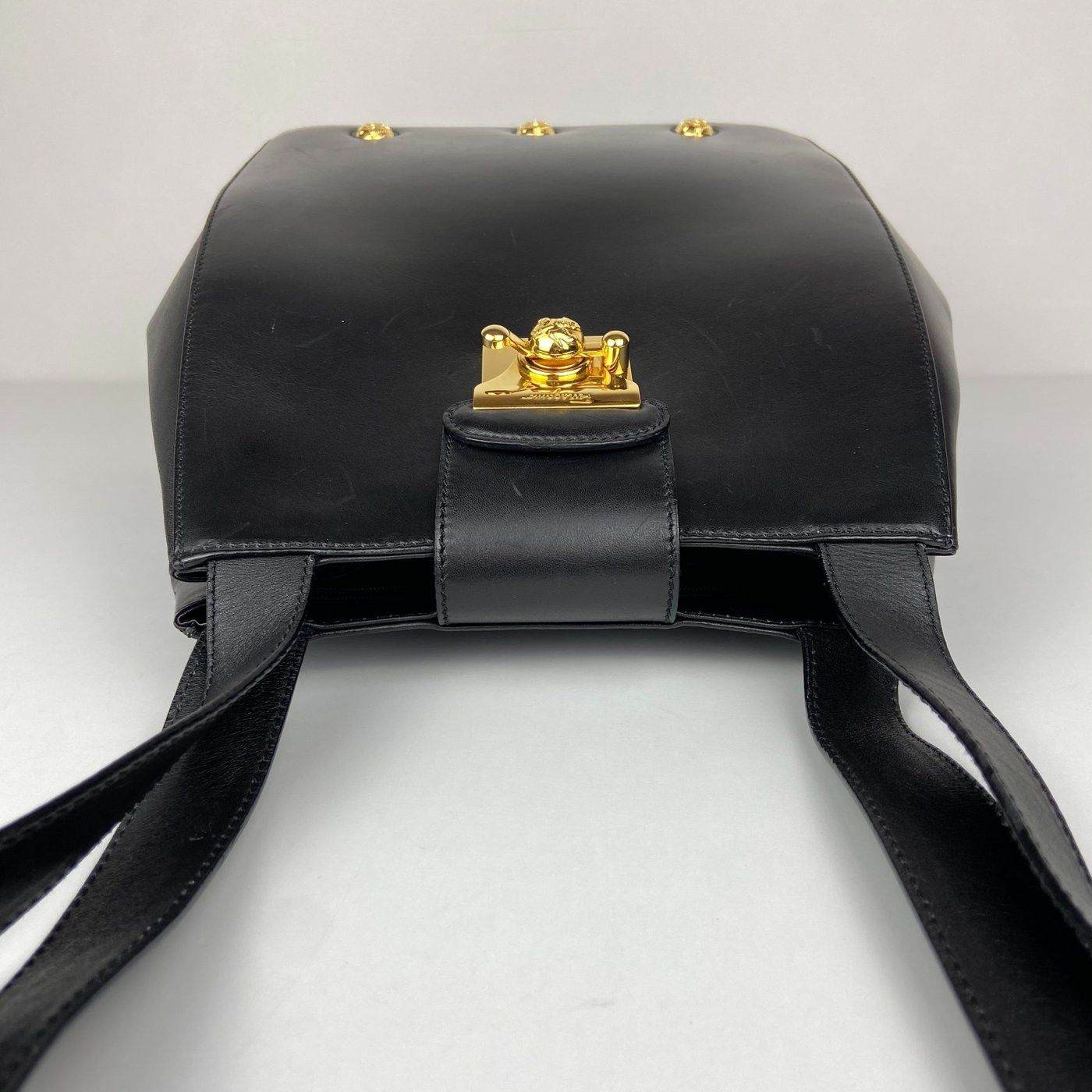 Salvatore Ferragamo Salvatore Ferragamo Gancini Black Bucket Shoulder Bag Size ONE SIZE - 7 Thumbnail