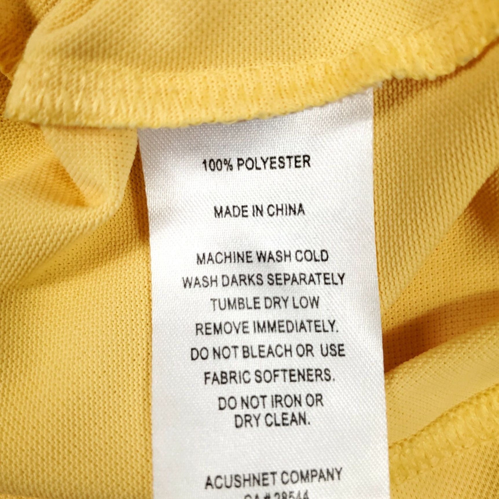 Footjoy FJ FootJoy ProDry Polo Shirt All Star Classic Yellow Men Medium M Regular Color: Yellow Polo Shirt Size US M / EU 48-50 / 2 - 8 Thumbnail