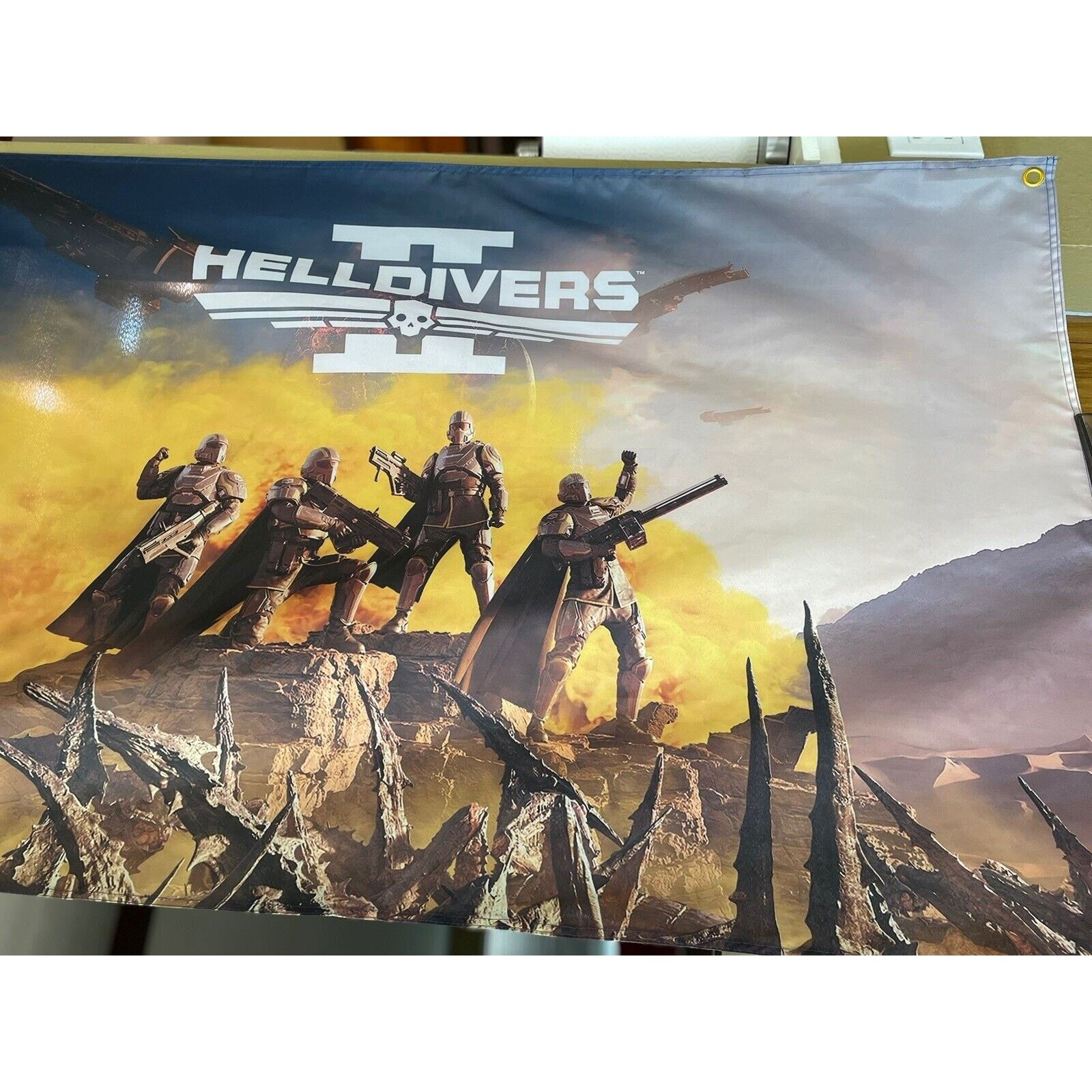 Other Helldivers II 2 Giant 5ft Flag Banner Poster PS5 XBOX PC Size ONE SIZE - 3 Thumbnail