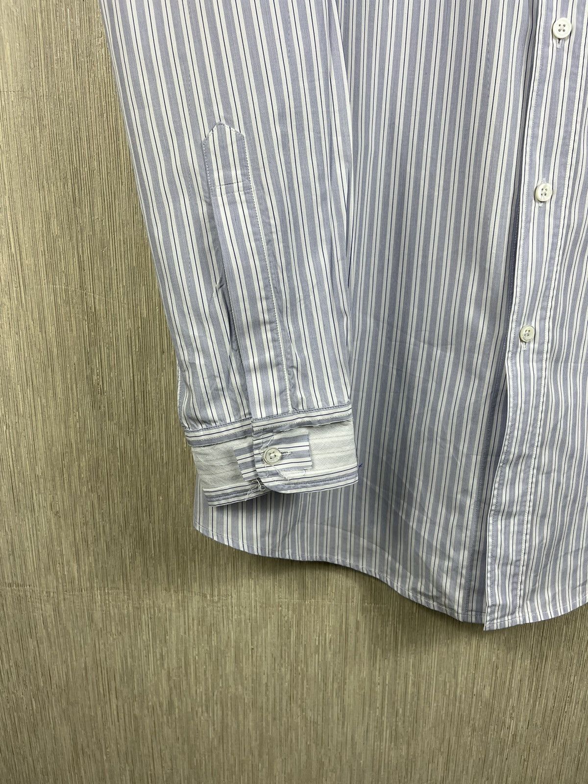 Designer × Maison Margiela Maison Margiela line 4 oversized striped shirt with pocket Size M / US 6-8 / IT 42-44 - 6 Thumbnail