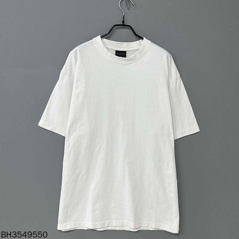Balenciaga Balenciaga White Back Crystal Logo Short Sleeve Size US XS / EU 42 / 0 - 1 Thumbnail