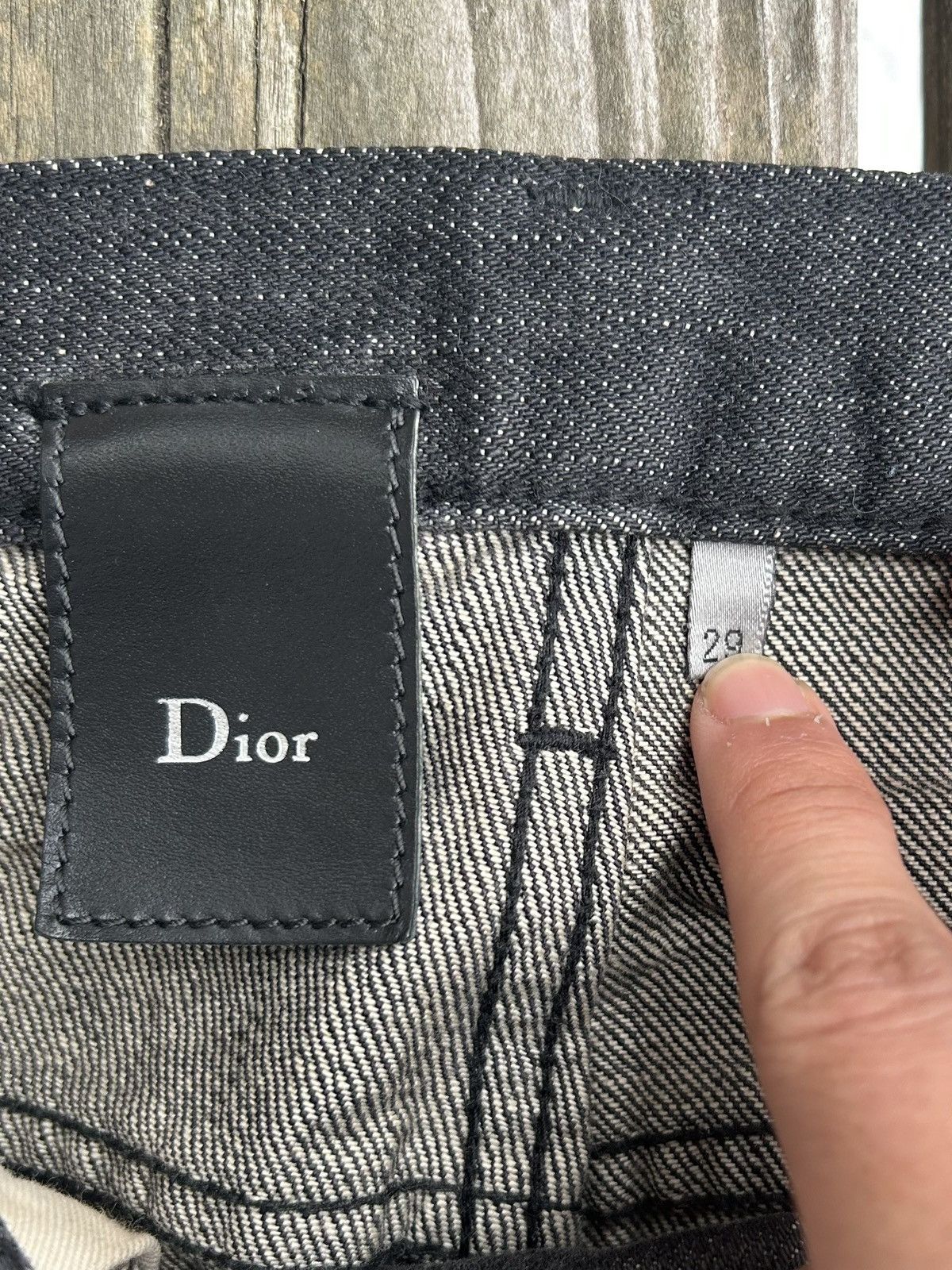 Dior Dior Homme Clawmarks Black Denim Hedi Slimane AW05 Size US 29 - 3 Thumbnail