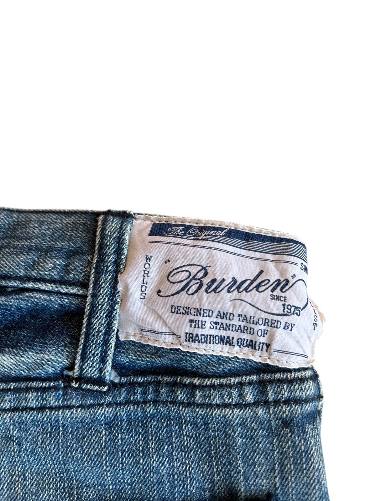 Japanese Brand Vintage Japanese Brand Burden Flare Distressed Painted Jean Size US 30 / EU 46 - 17 Thumbnail