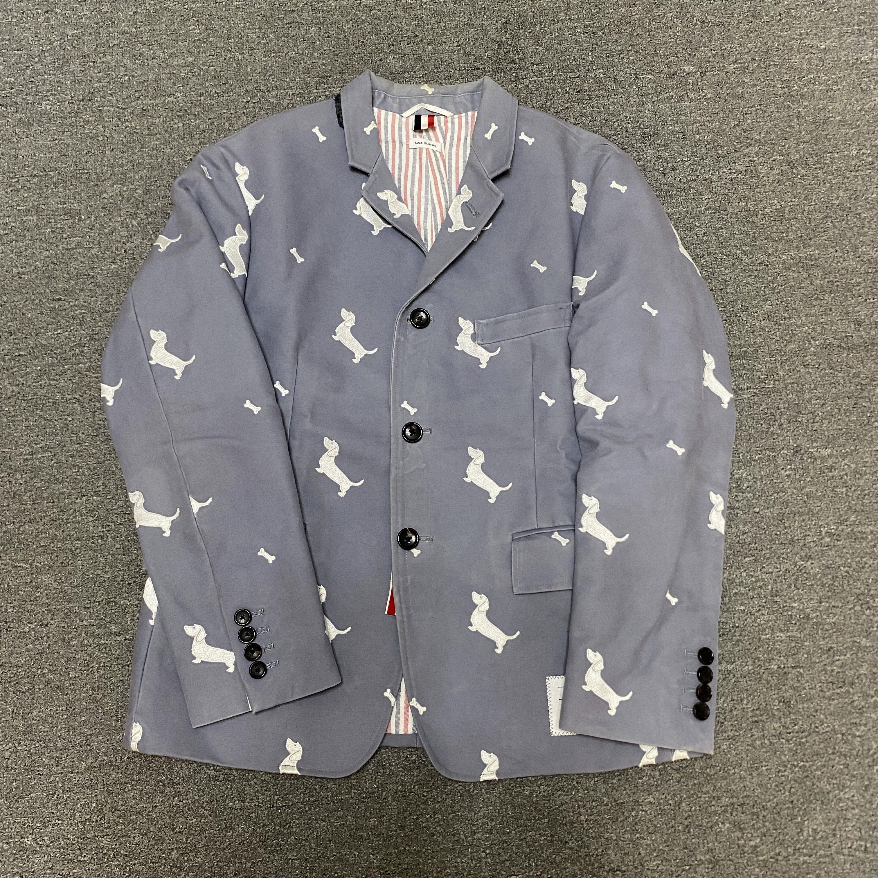Thom Browne THOM BROWNE Shark Embroidery Blazer Size US M / EU 48-50 / 2 - 1 Thumbnail