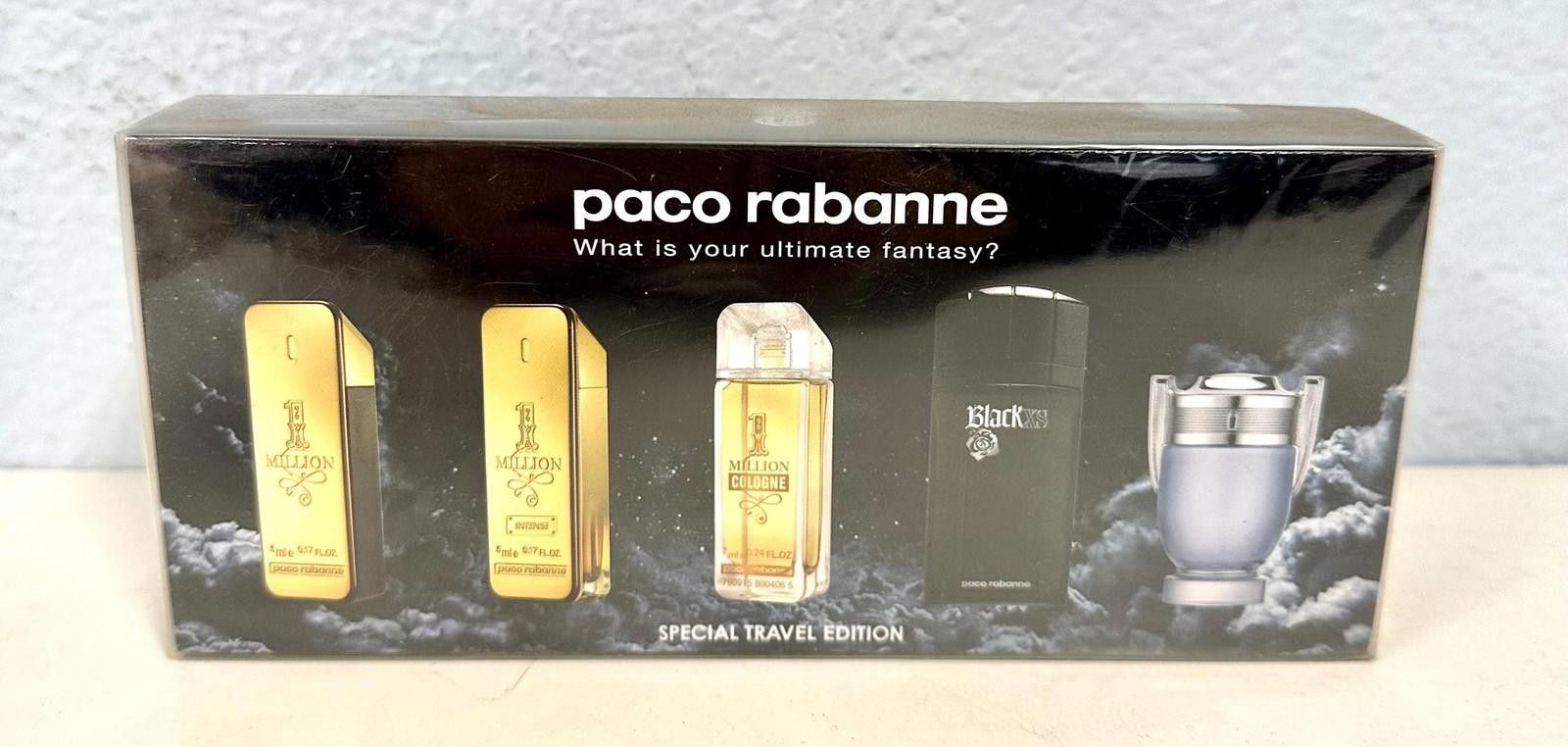 Designer Paco Rabanne Mini Fragrance Variety 5pc Perfume set for men Size ONE SIZE - 2 Thumbnail