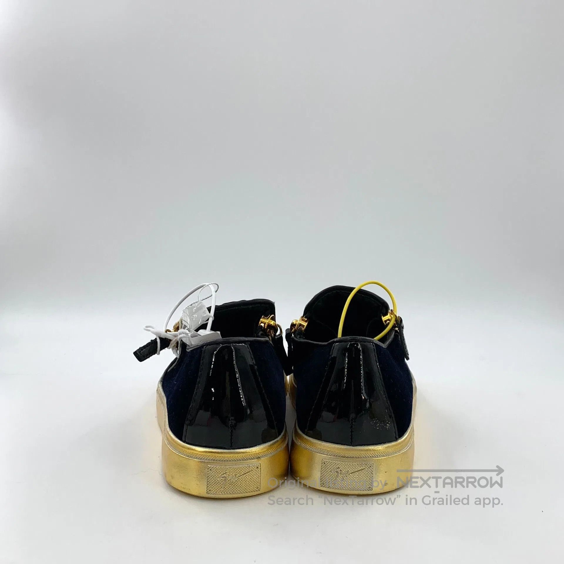 Giuseppe Zanotti Giuseppe Zanotti Crystal Letter Flat Sneakers. Size US 6 / IT 36 - 4 Thumbnail