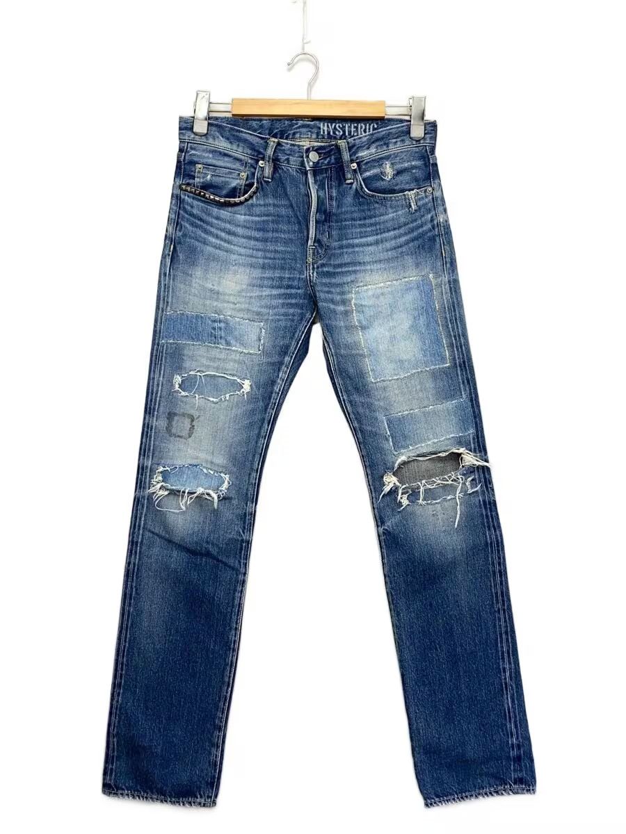 Hysteric Glamour Distressed Patchwork Denim Jeans Size US 29 - 1 Thumbnail