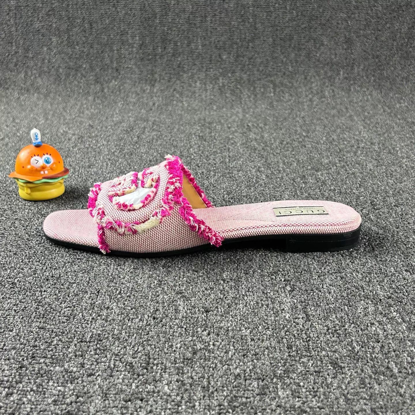 Gucci Gucci Pink Cutout Double G Slippers 40 Size US 9.5 / IT 39.5 - 3 Thumbnail