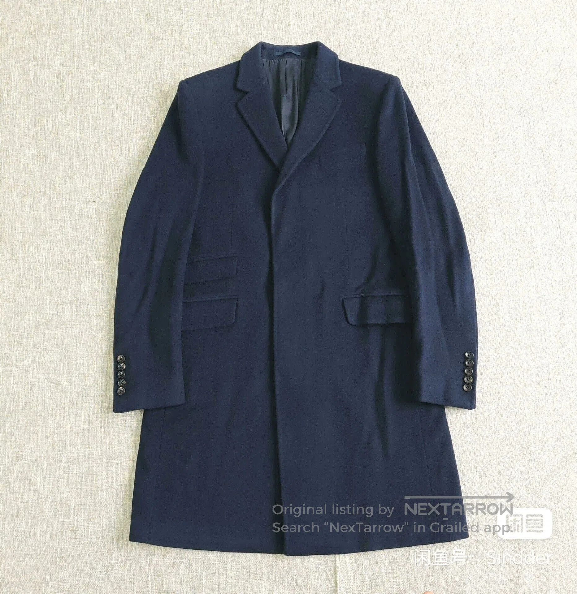 Gucci Gucci Men's Wool Long Coat. Size US S / EU 44-46 / 1 - 1 Thumbnail