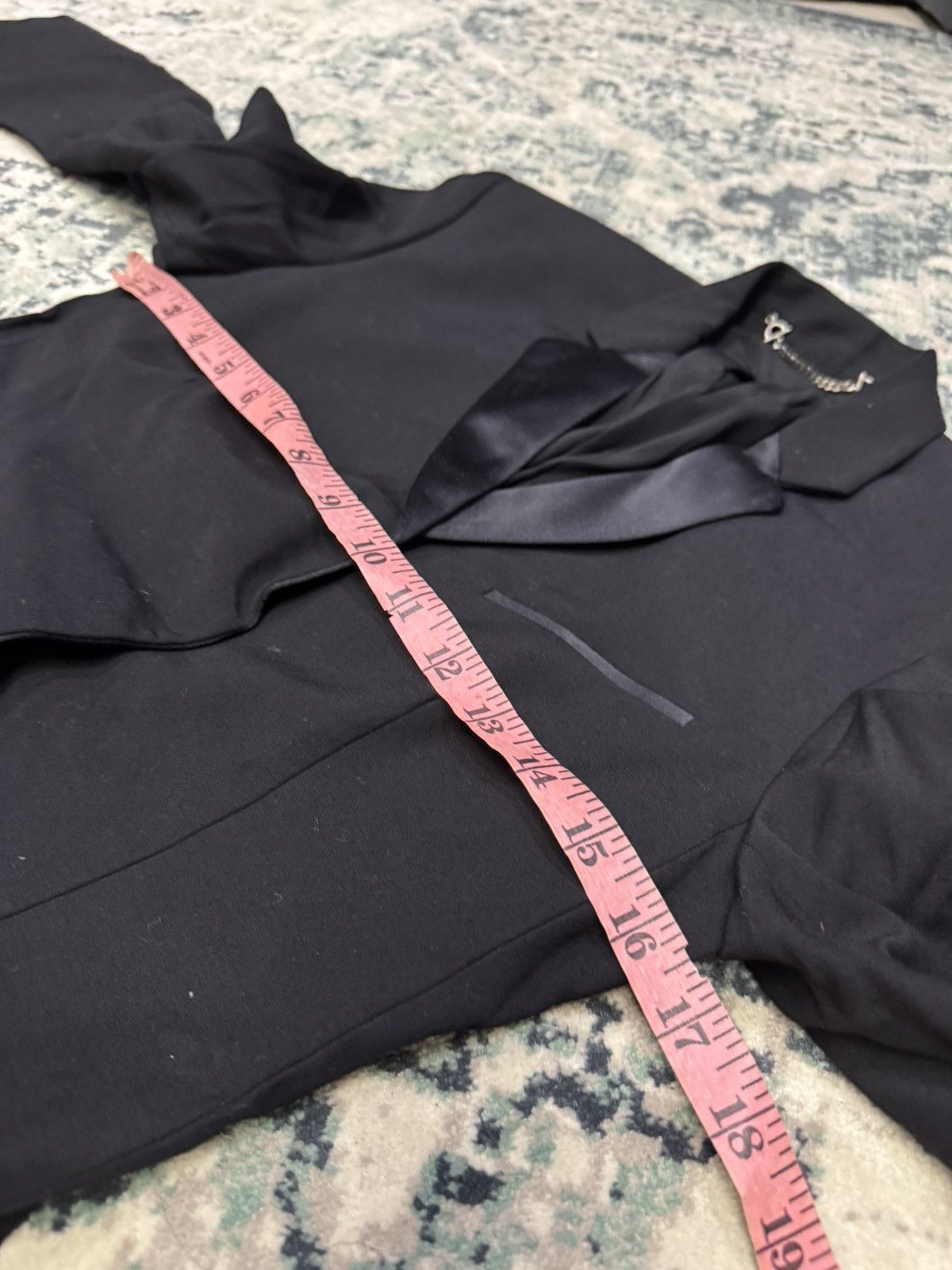 Gucci GUCCI BLACK TIE ONE SUIT COAT JACKET Size XS / US 0-2 / IT 36-38 - 5 Thumbnail