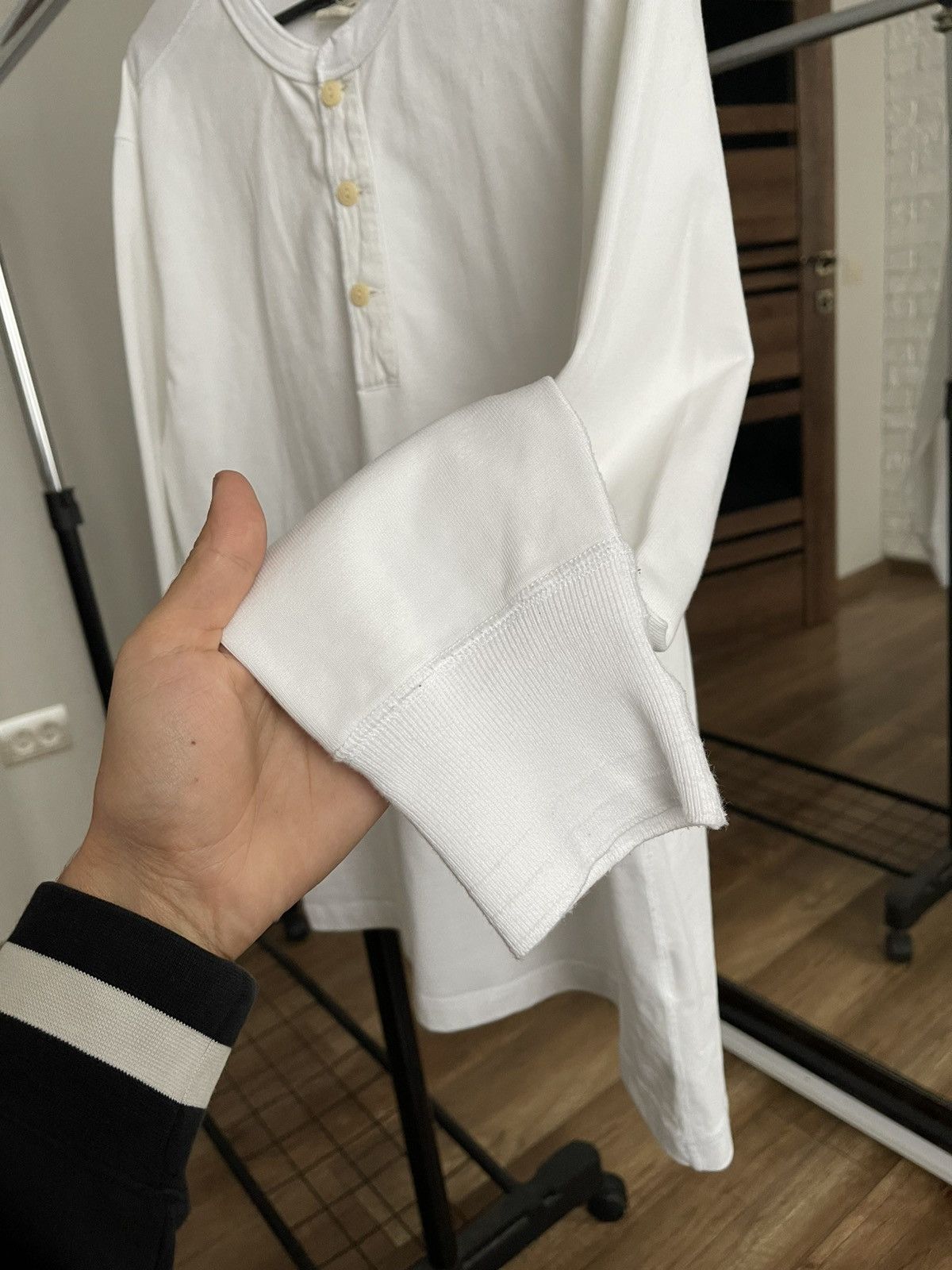 Bronson MFG. CO. Bronson Mfg Henley Heavyweight Long Sleeve T-Shirt Pullover Size US XXL / EU 58 / 5 - 8 Thumbnail