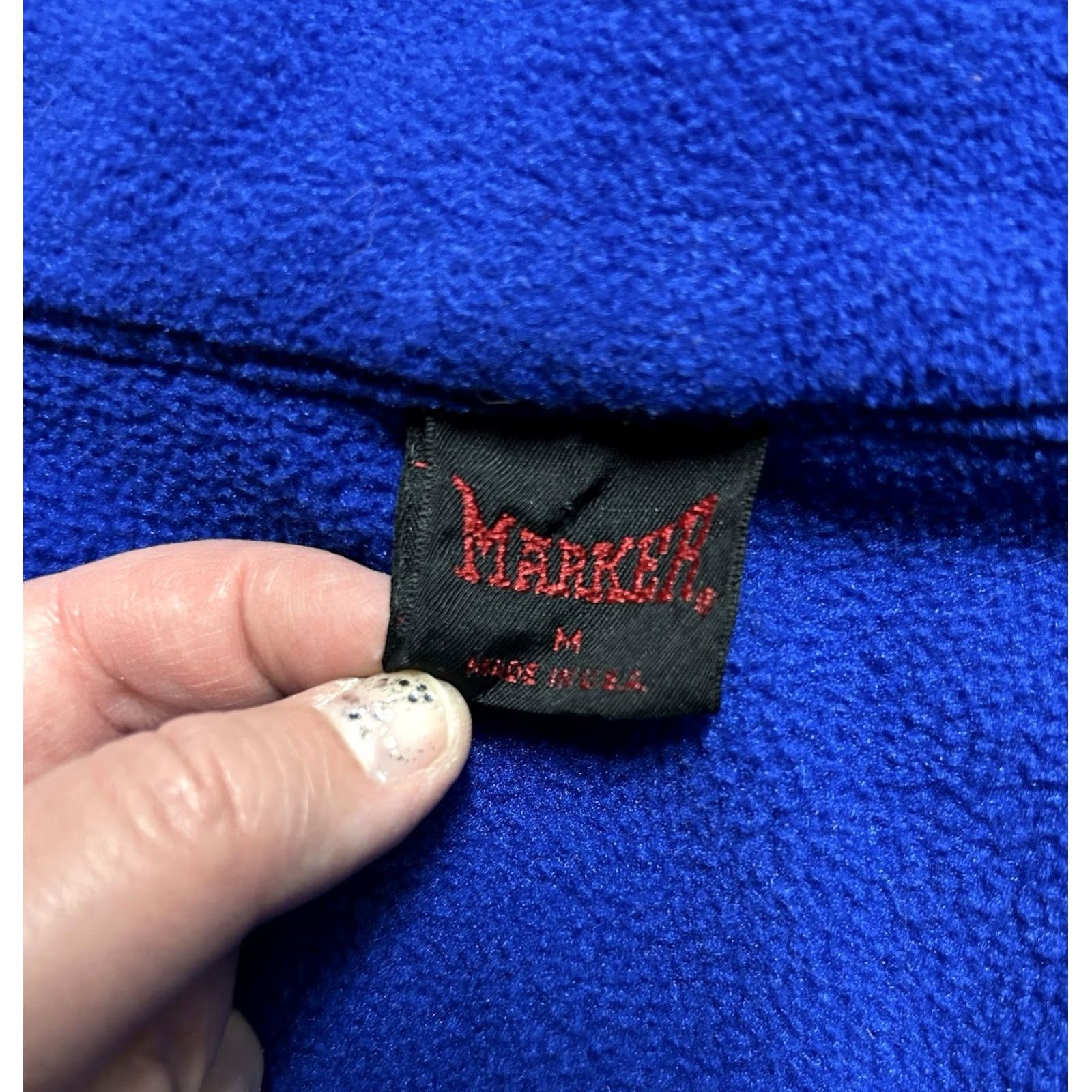 Vintage VINTAGE Marker Ski Vest Men’s M Blue 2000 Festival All Seasons Full Zip Mid-Length Size US M / EU 48-50 / 2 - 5 Thumbnail