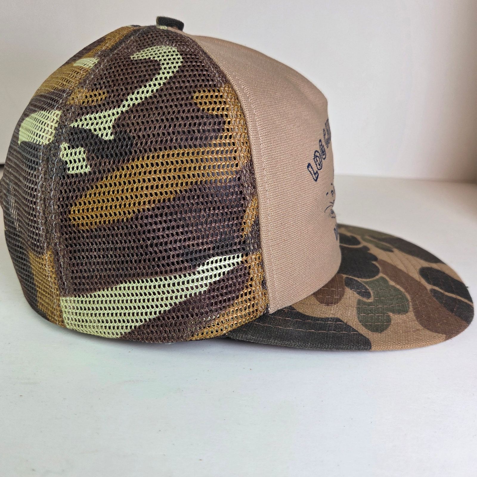 Other Vintage Log Cabin Store Camo Mesh Trucker Hat Semco USA Size ONE SIZE - 4 Thumbnail