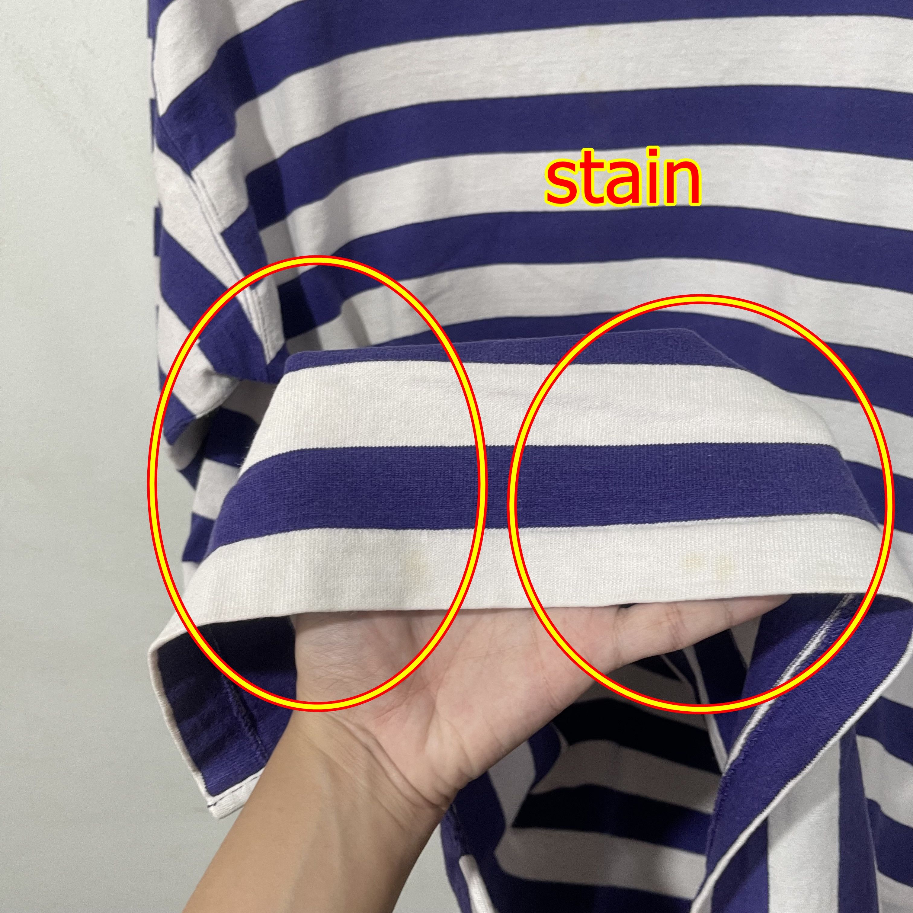 Vintage Vintage 90s Striped T-Shirt Size US L / EU 52-54 / 3 - 10 Thumbnail