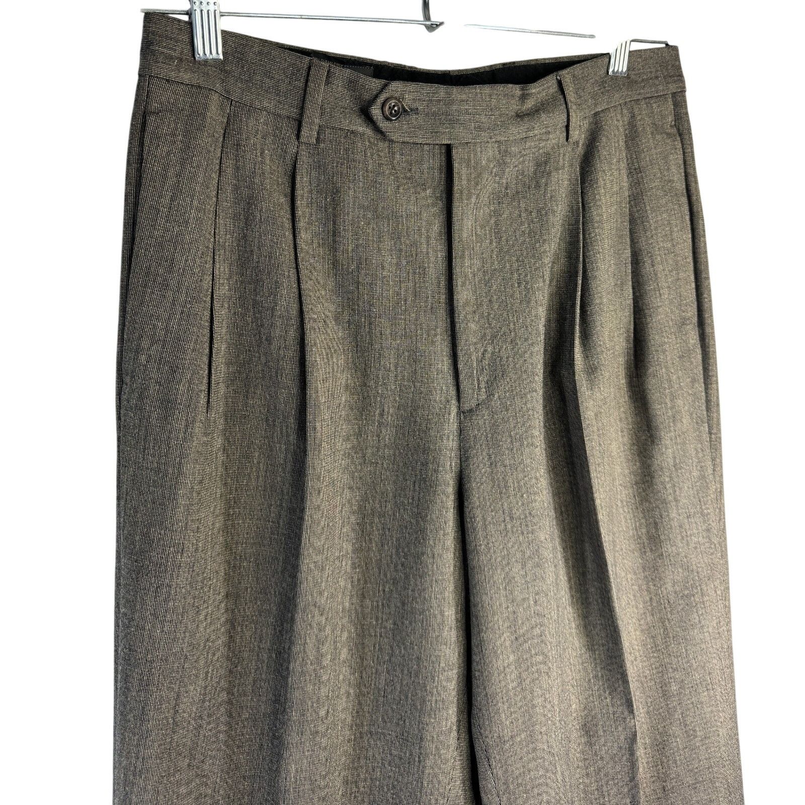 Banana Republic VTG Y2K Banana Republic Men Wool Pants Gorpcore size 33R Size US 33 - 2 Thumbnail