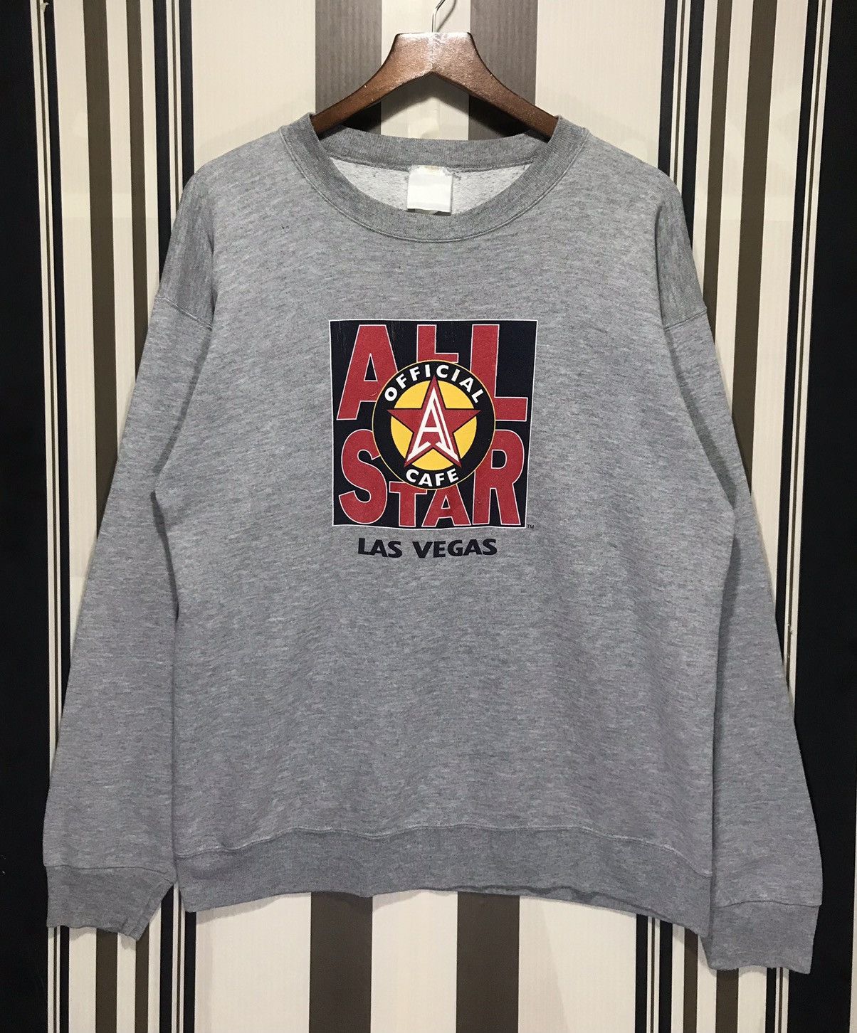 Vintage Vintage AllStar Las Vegas Logo Crewneck Sweatshirt Size US L / EU 52-54 / 3 - 2 Thumbnail