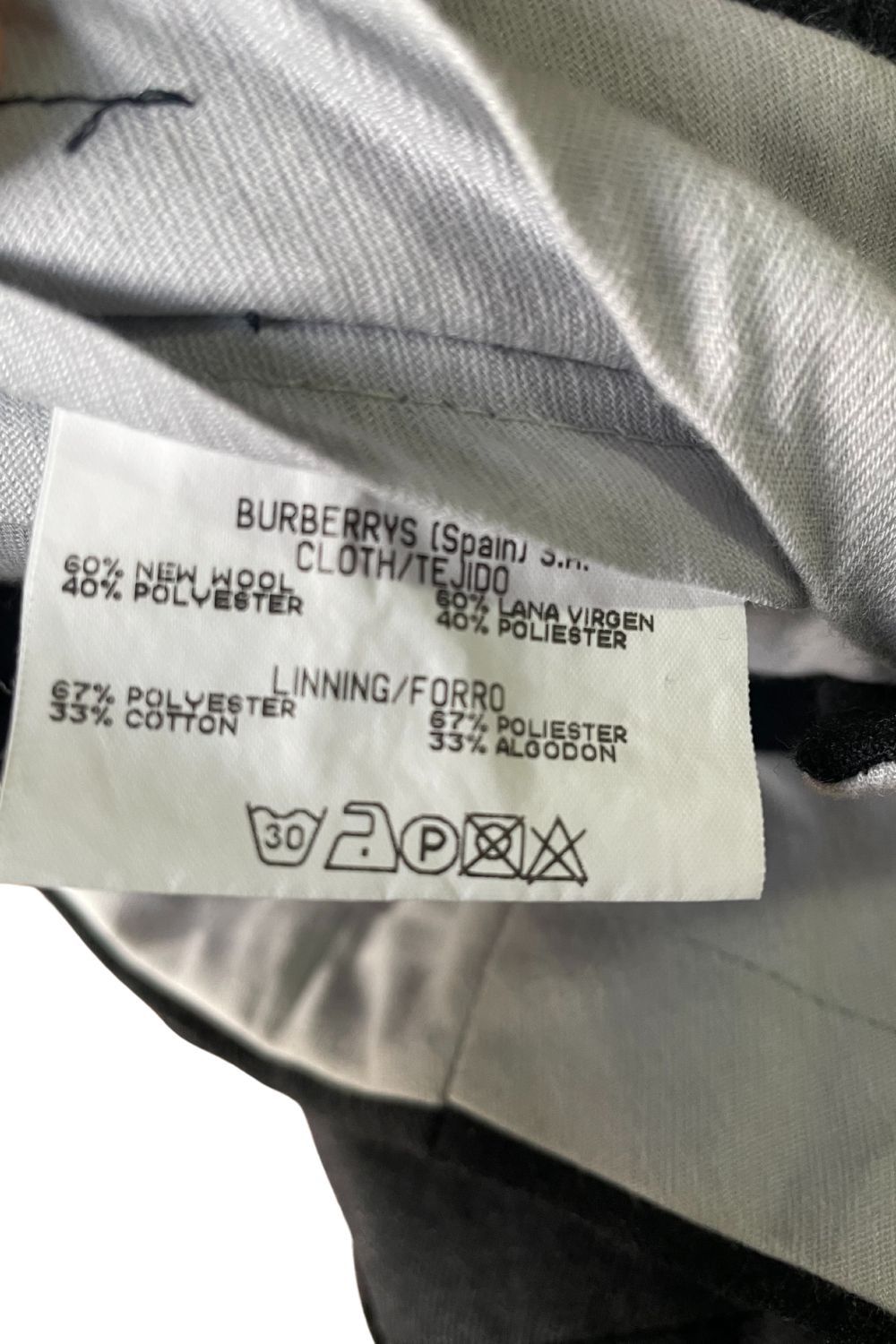 Burberry Burberry Woollen Pants Spanish Distribution! Size. 44L ! Size 44L - 12 Thumbnail