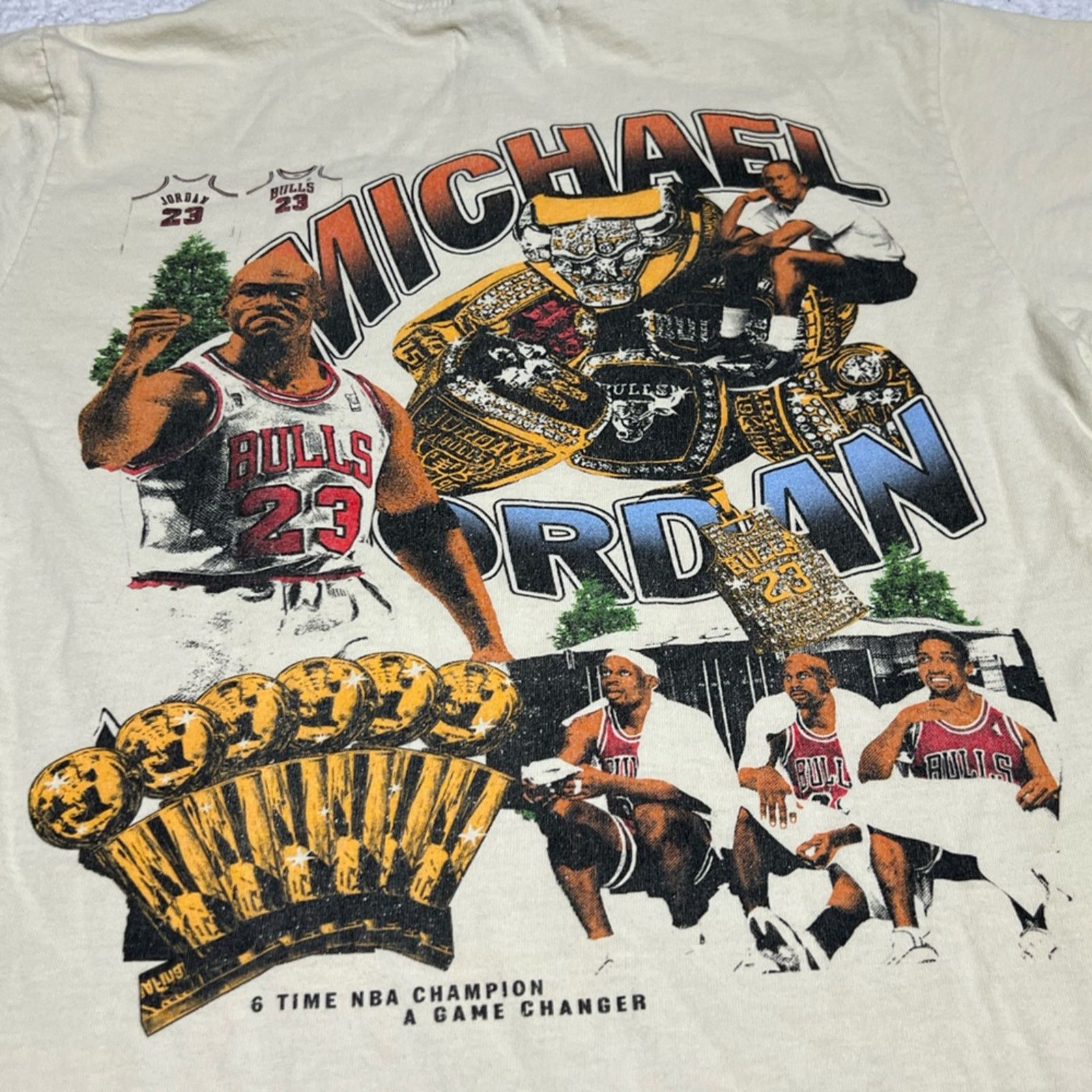Other Game Changer Big Head MJ Graphic Heavy Tee Shirt Size Small Size US S / EU 44-46 / 1 - 4 Thumbnail