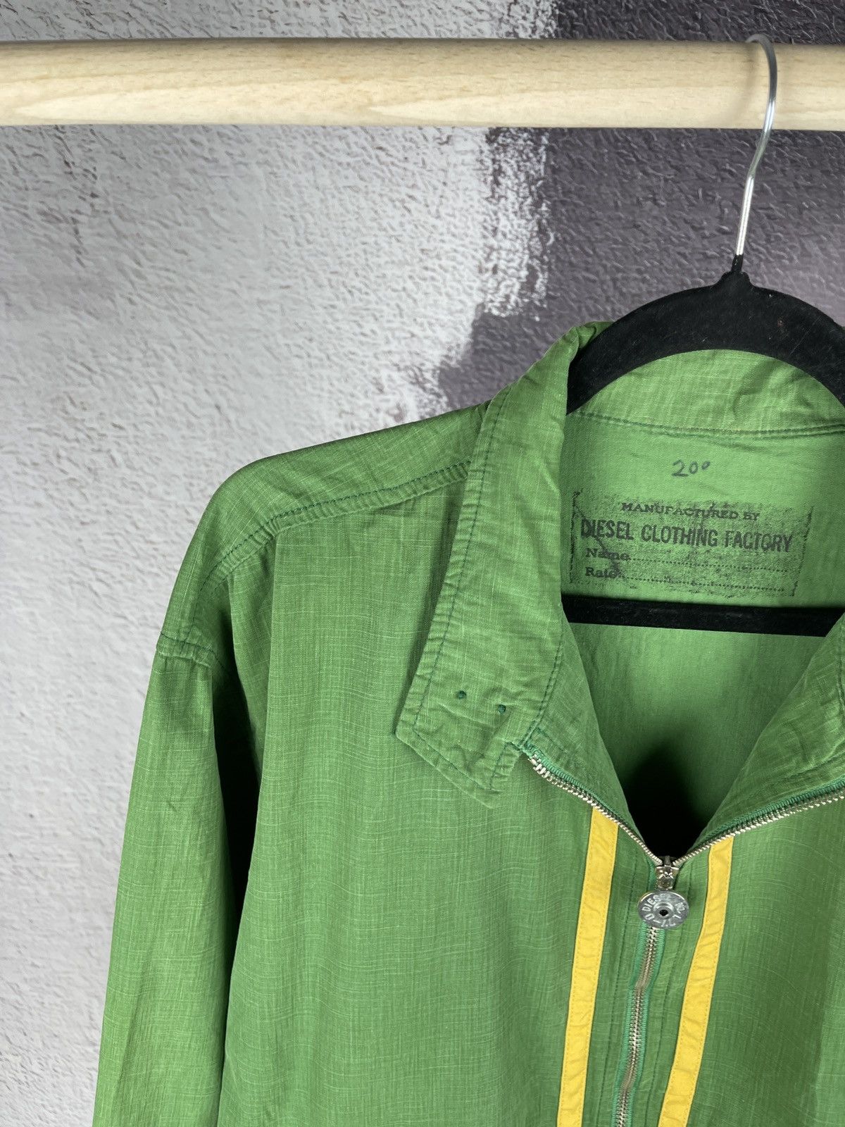 Diesel Diesel vintage made in Italy green yellow bomber jacket Size US L / EU 52-54 / 3 - 6 Thumbnail