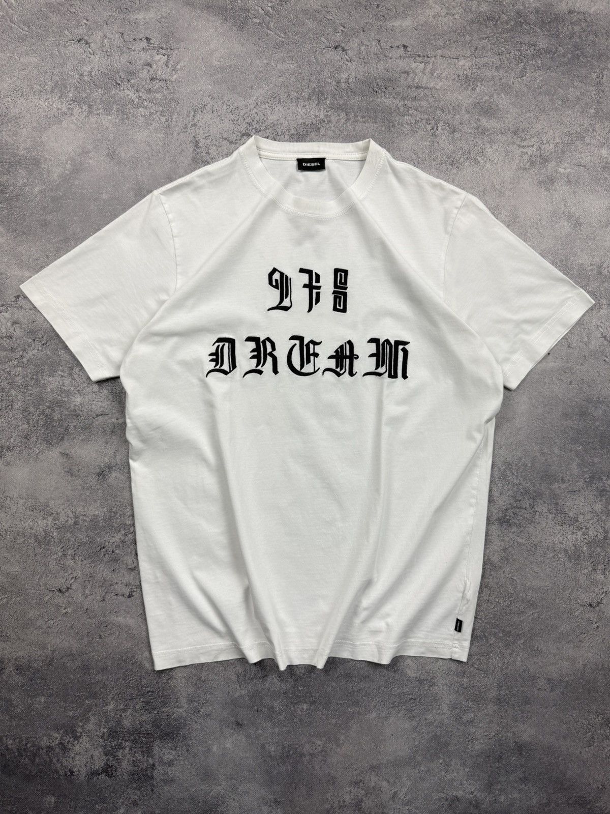 Diesel Vintage Diesel Big Logo T-Shirt White Tee Streetwear Hype Size US M / EU 48-50 / 2 - 1 Thumbnail