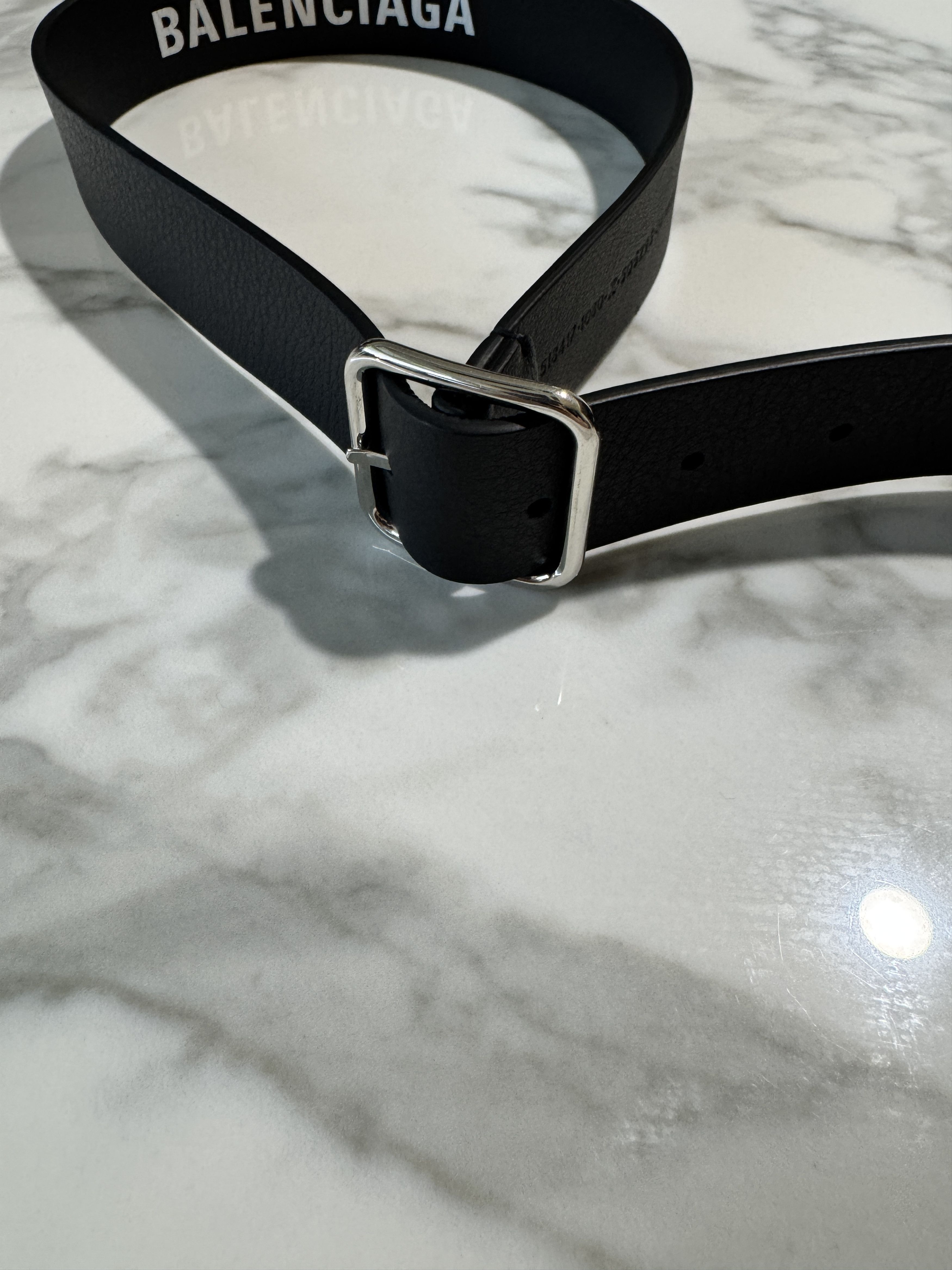 Balenciaga Every day logo belt Size 28 - 7 Thumbnail